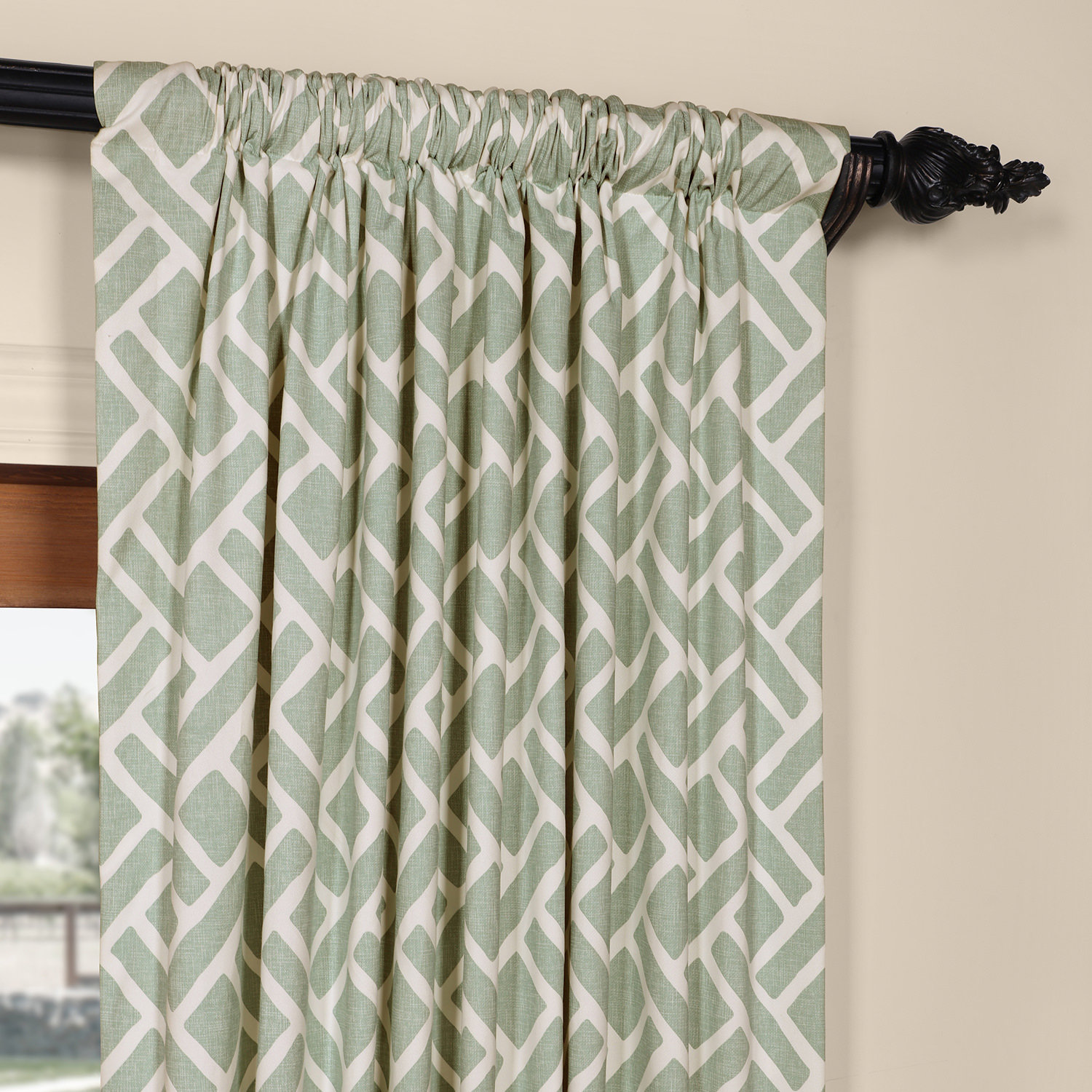 Laurel Foundry Modern Farmhouse Amandier Single Curtain Panel & Reviews