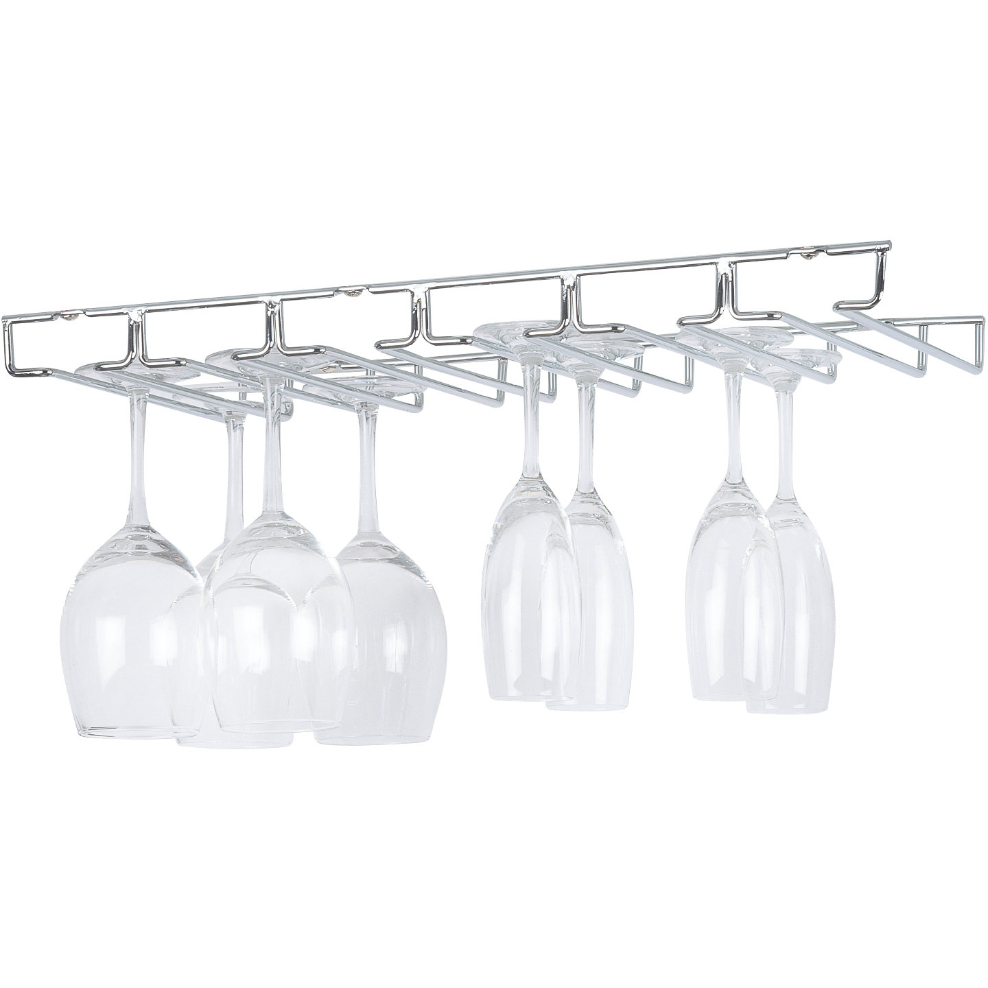 OIA Shelf Hanging Wine Glass Rack & Reviews Wayfair