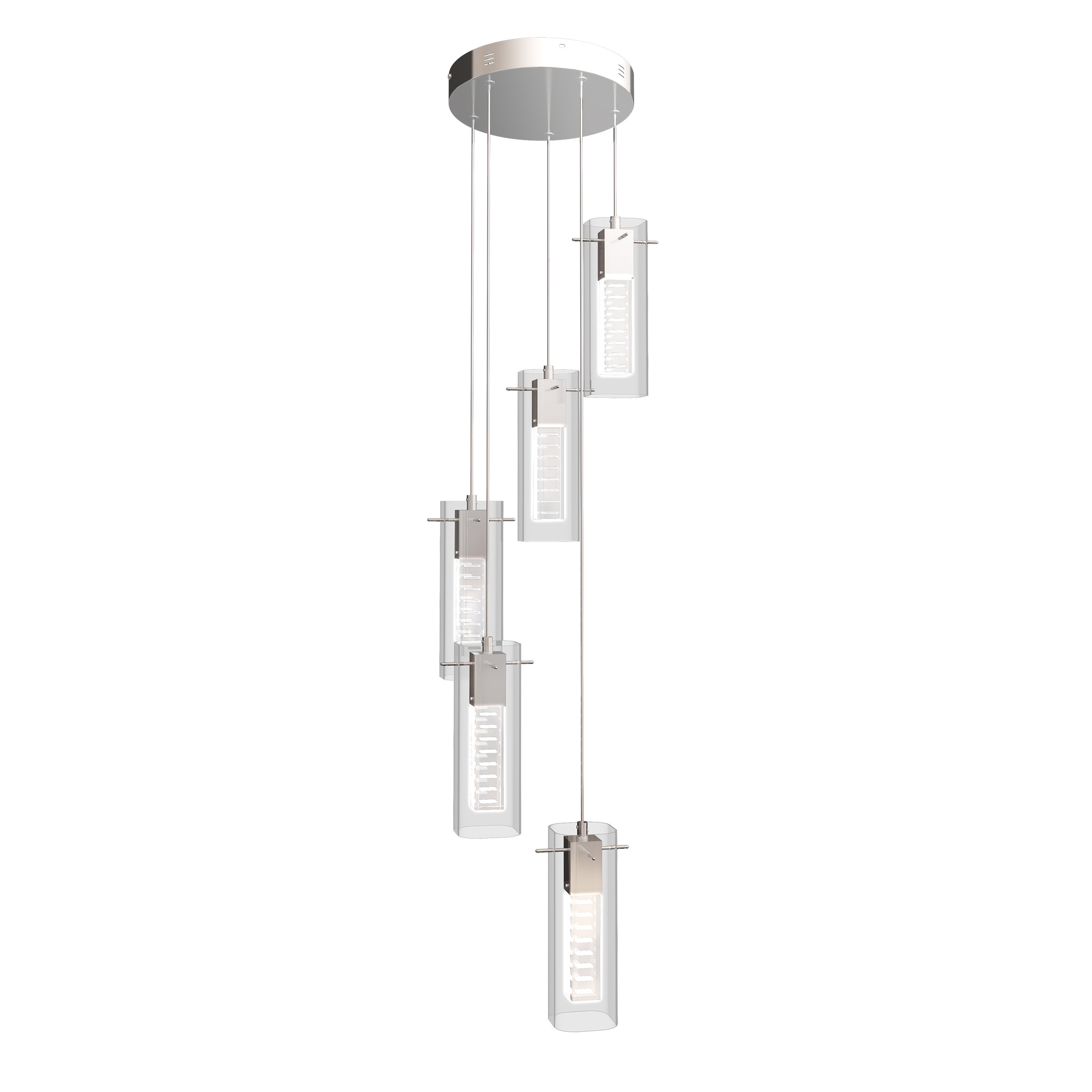 Artika Dimension 5 Light Cascade Pendant Reviews Wayfair Artika Dimension 5 Light Cascade Pendant