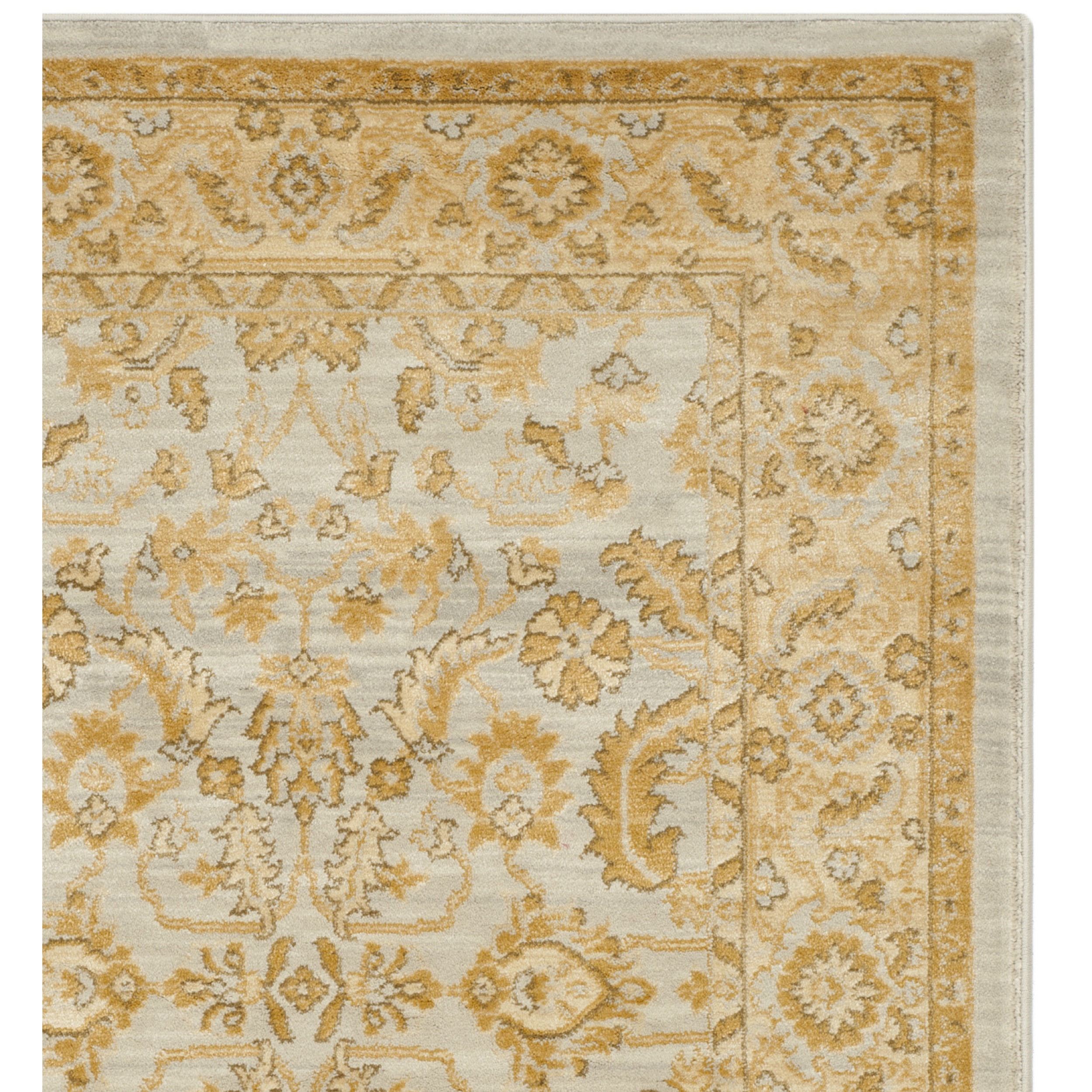 Safavieh Austin Light Gray/Gold Area Rug & Reviews Wayfair