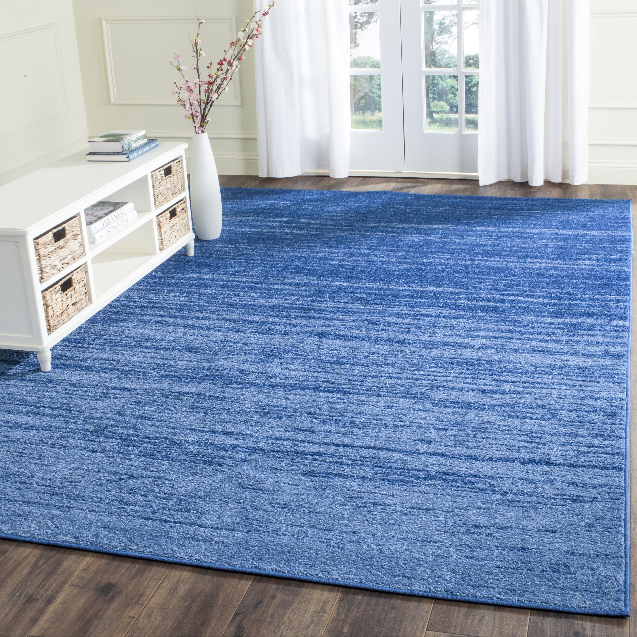 Safavieh Adirondacks Light Blue/Dark Blue Area Rug & Reviews Wayfair