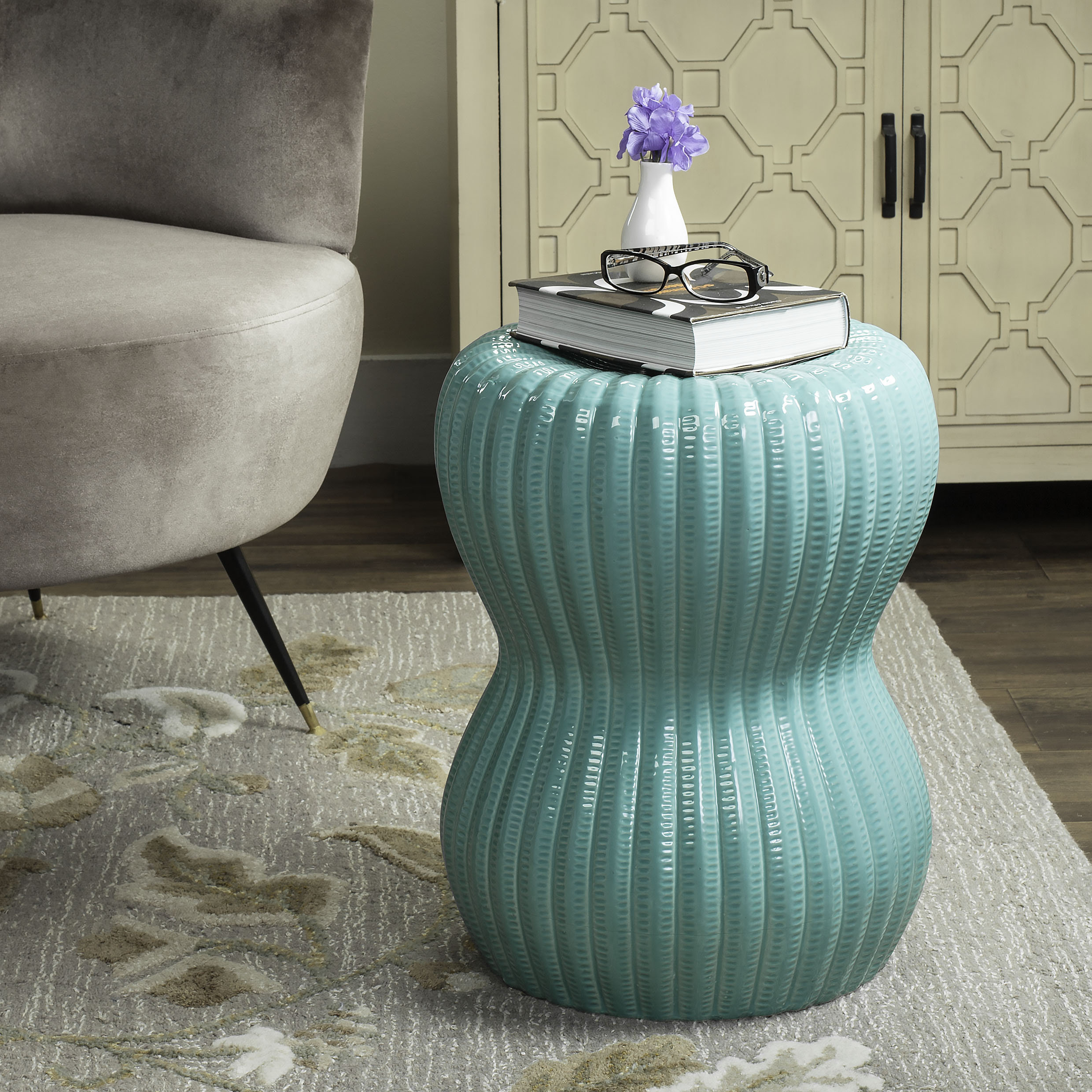 Safavieh Hour Glass Garden Stool & Reviews Wayfair