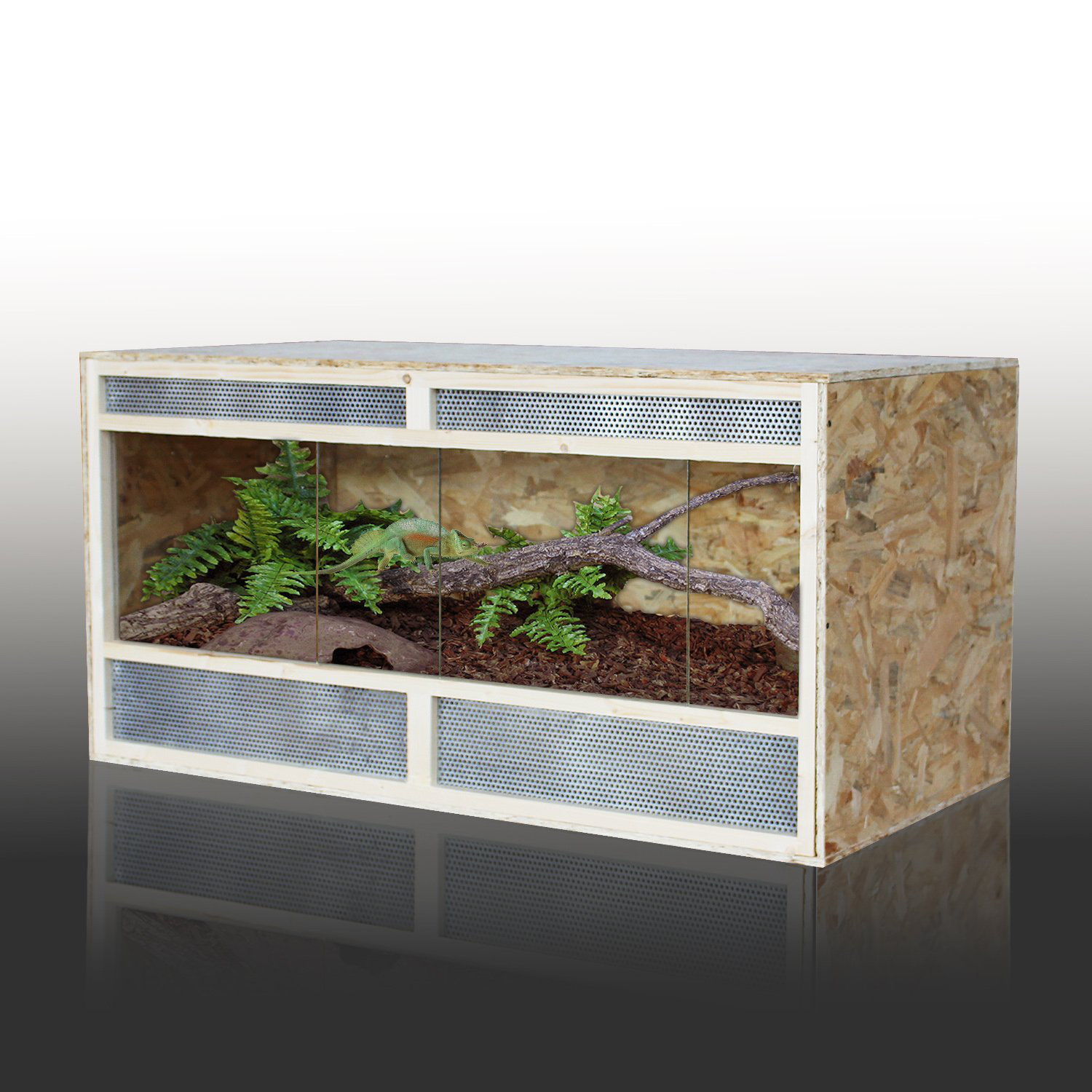 Pawhut Reptile Cage with 2 Recessed Sliding Doors Wayfair.co.uk