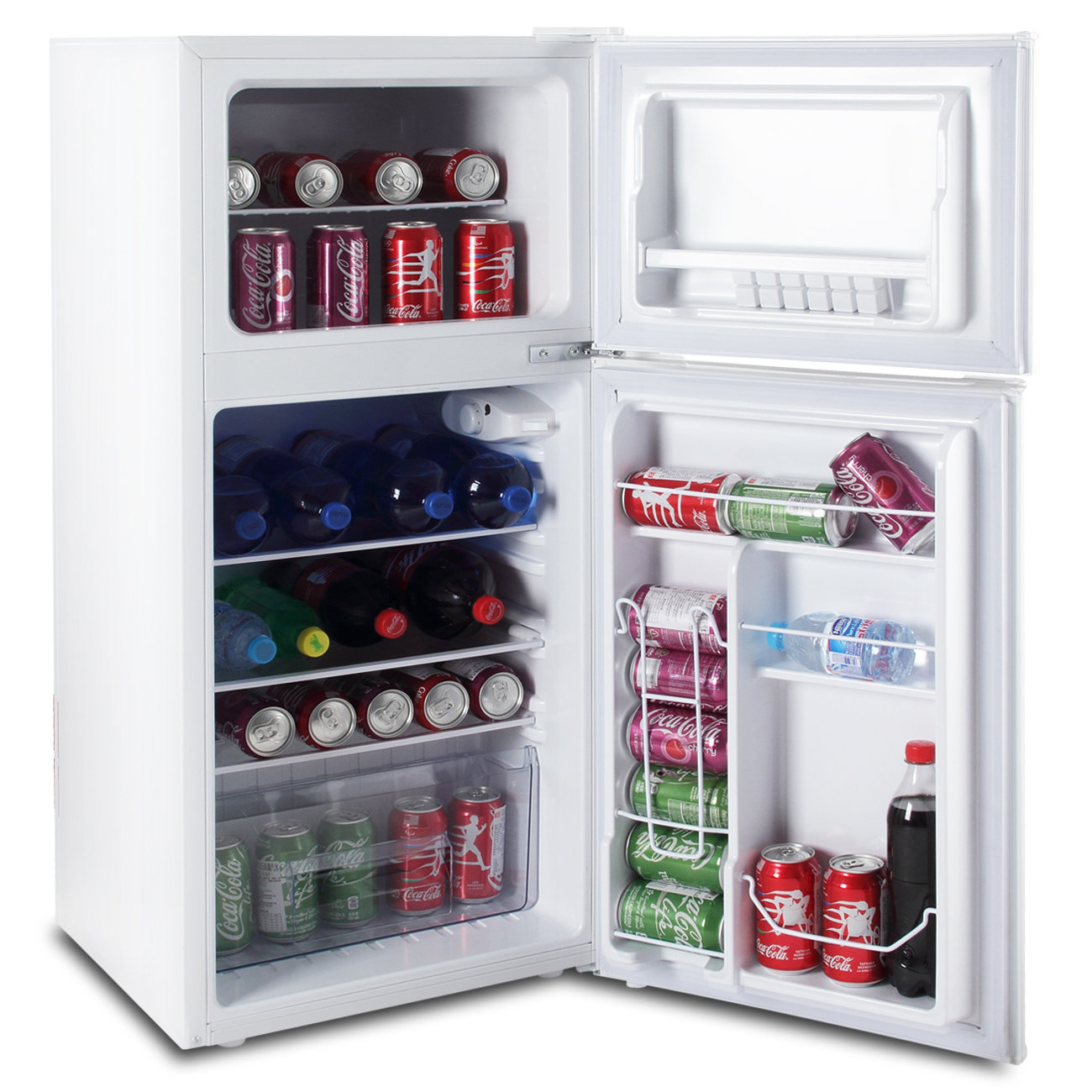 Della 4.5 Cu. Ft. Compact Refrigerator with Double Door & Reviews Wayfair