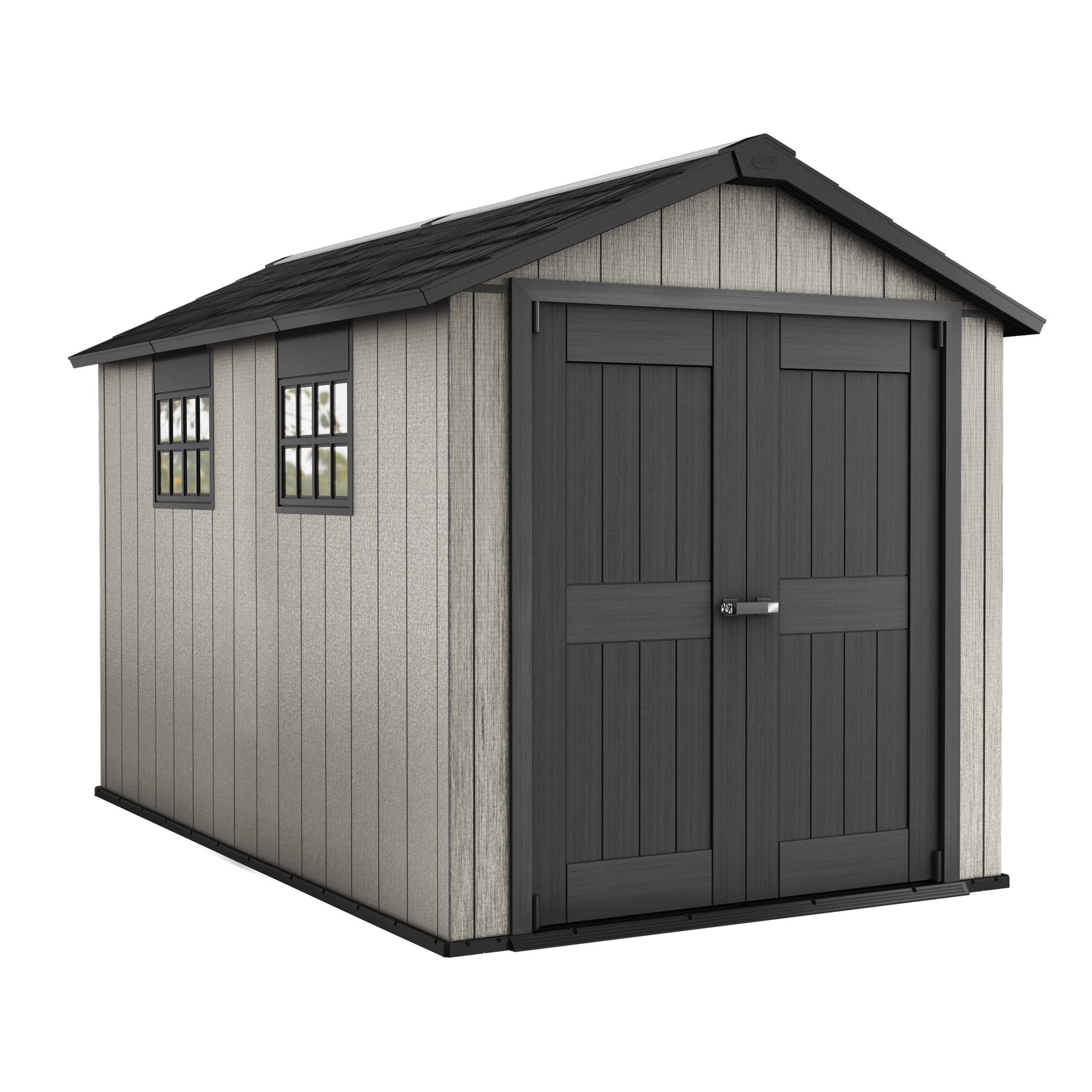 Keter Oakland 7.6 Ft. W x 11.6 Ft. D Plastic Storage Shed Wayfair