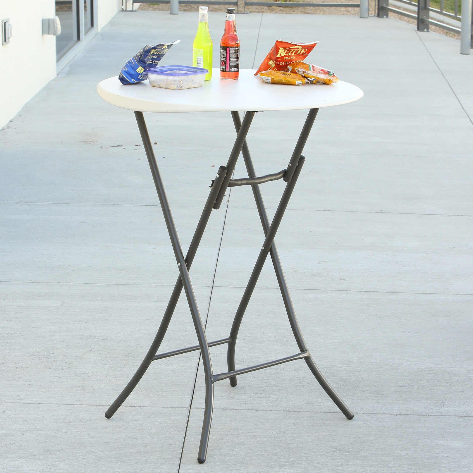 Lifetime 33 Round Folding Table Reviews Wayfair Lifetime 33 Quot Round Folding Table
