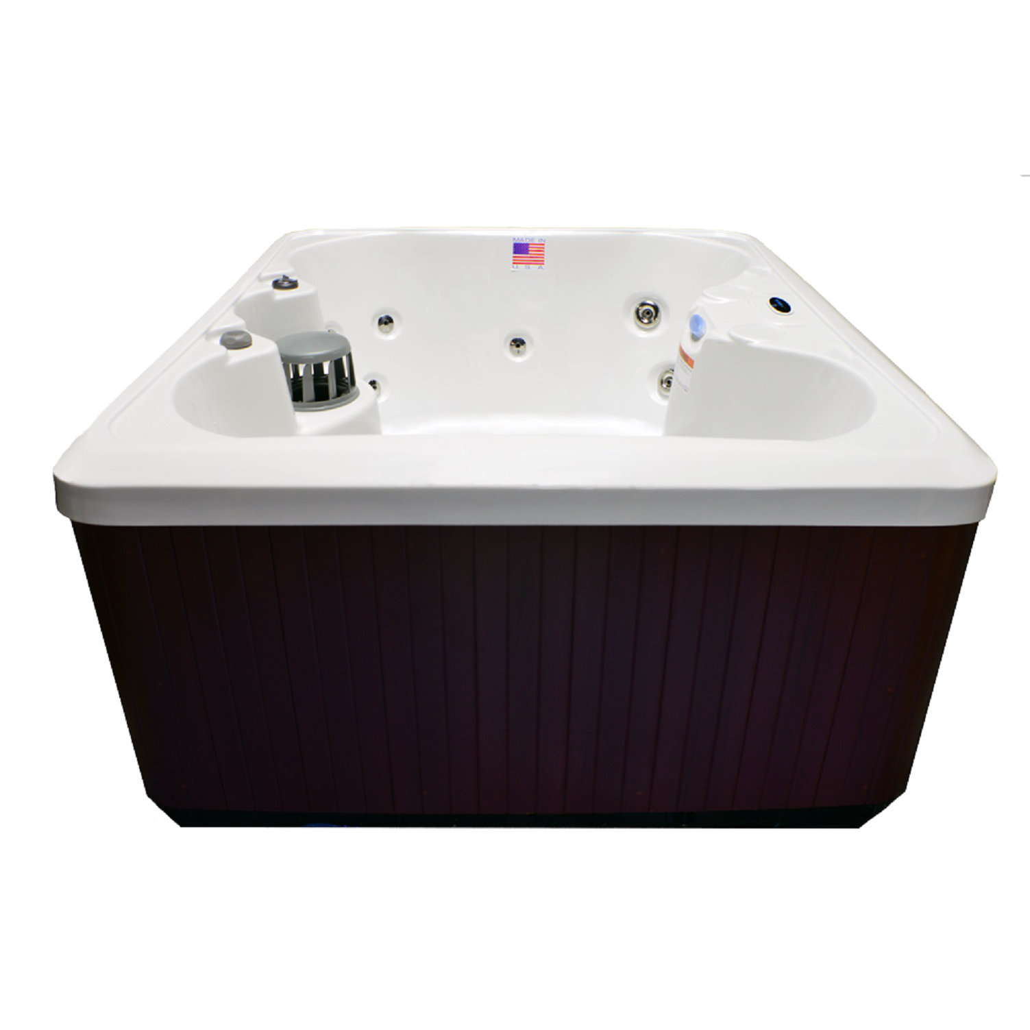 Hudson Bay Spas 4 Person 14 Jet Plug And Play Spa With Stainless Hudson Bay Spas 4 Person 14 Jet Plug And Play Spa With Stainless Jets