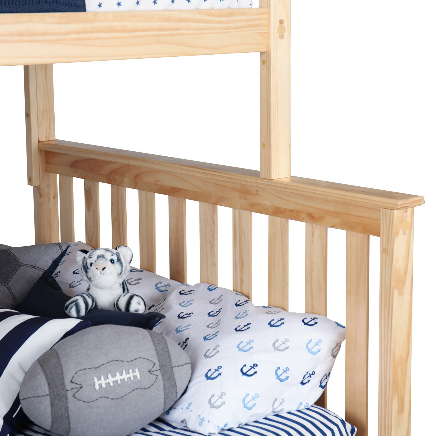 Max & Lily Solid Wood Twin Over Full Bunk Bed with Trundle Bed Wayfair.ca