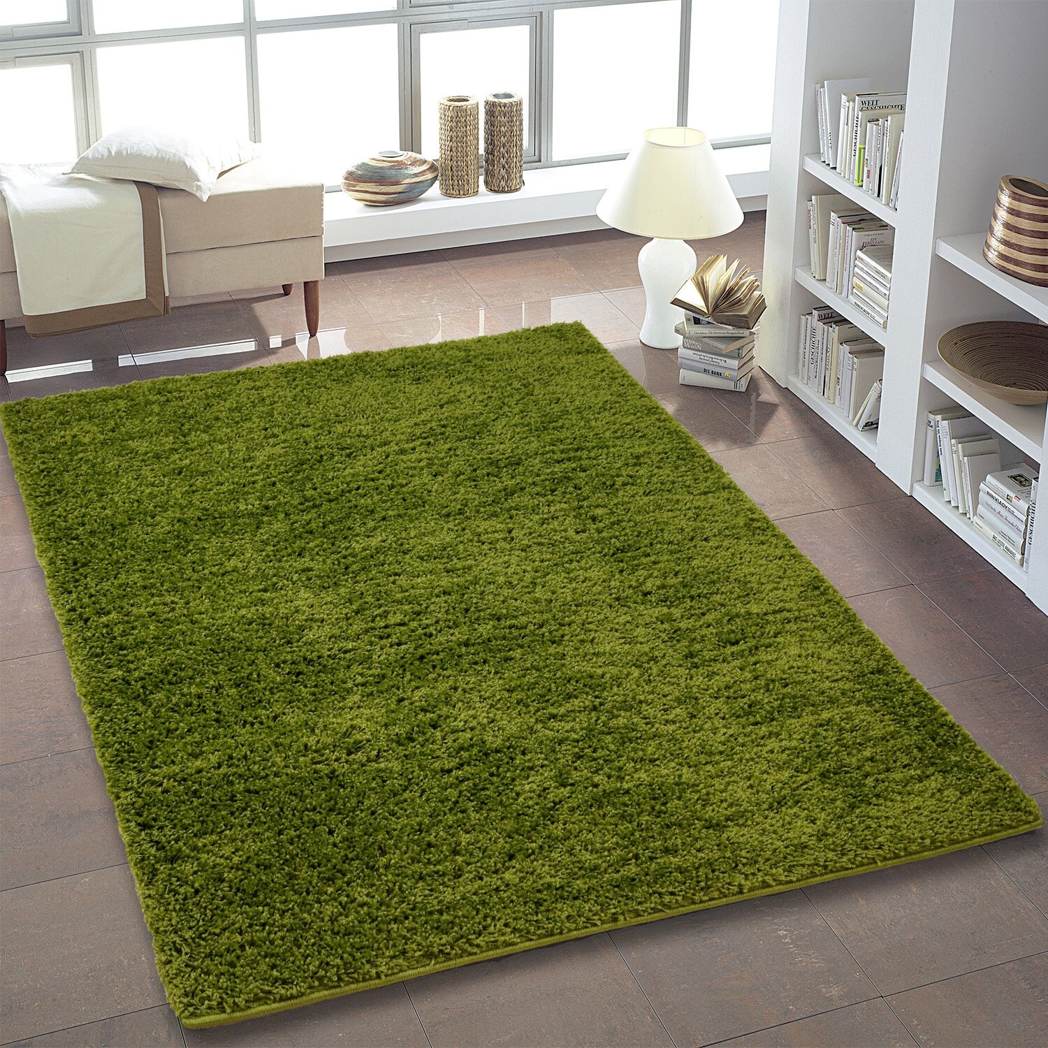 La Dole Rugs Shaggy Fine Sage Green Area Rug Wayfair.ca