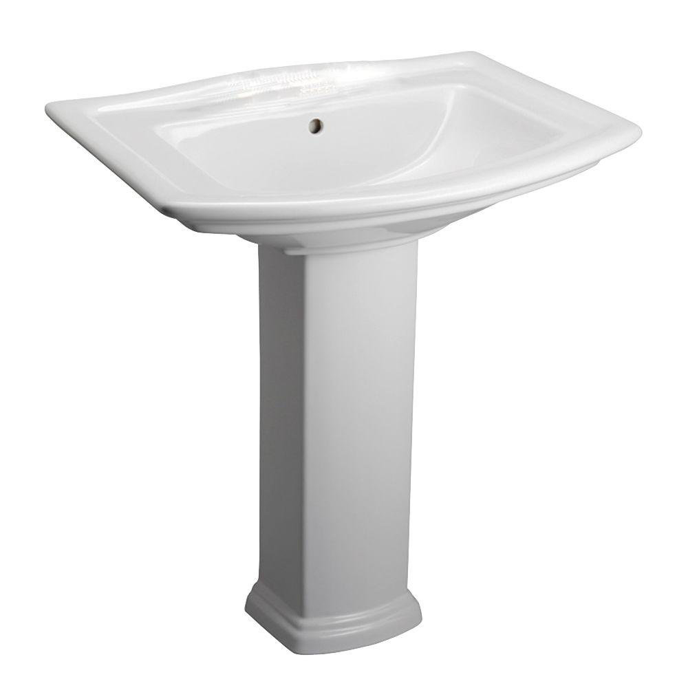 Home Improvement Bathroom Fixtures ... Pedestal Bathroom Sinks Barclay ...