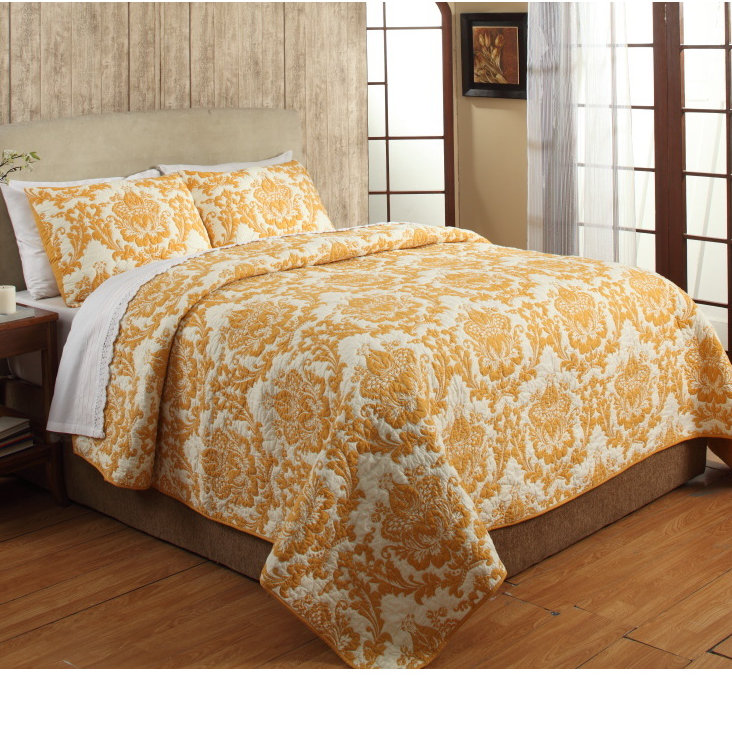 Amity Home Damask Quilt Set & Reviews Wayfair