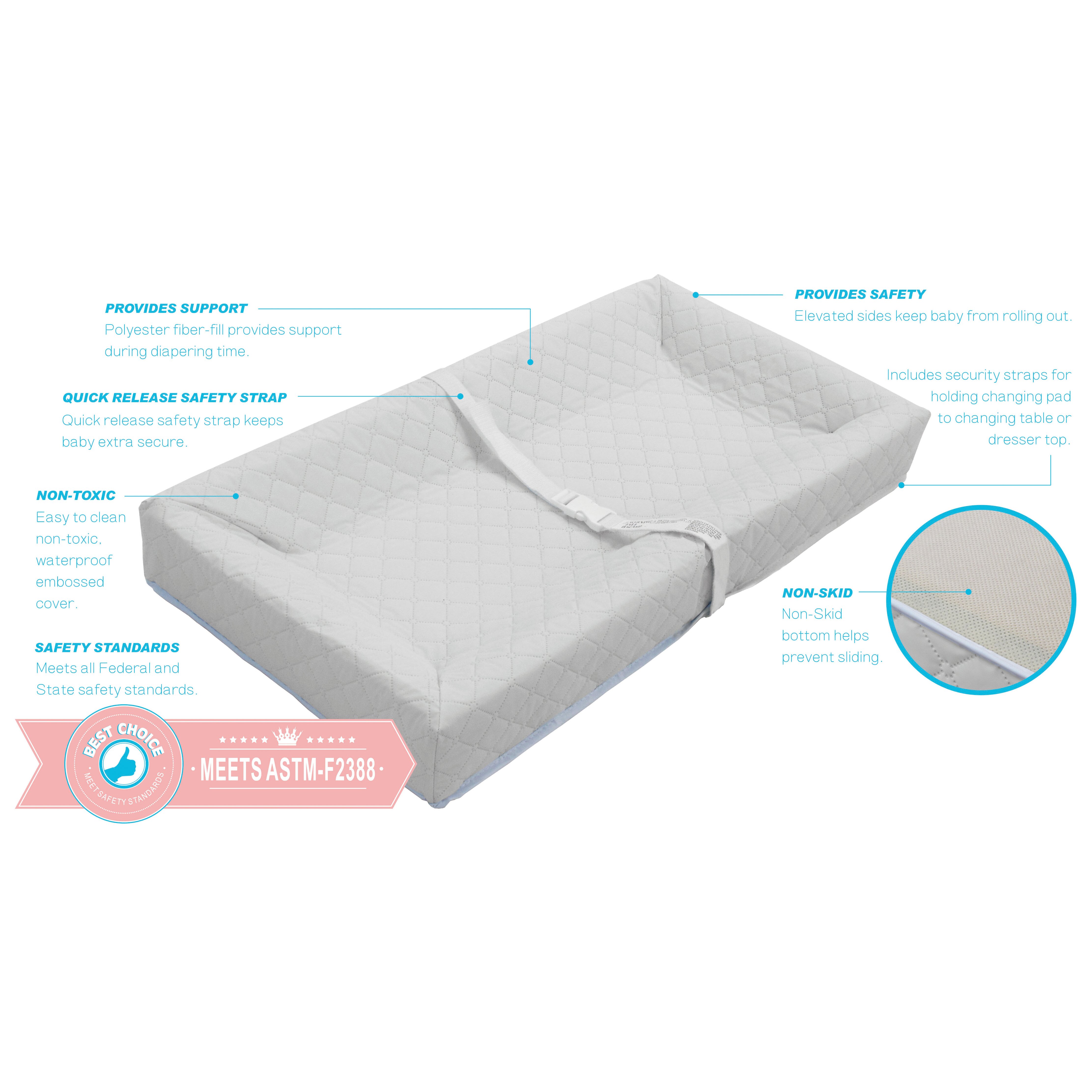 L.A. Baby 4-Sided Changing Pad &amp; Reviews | Wayfair