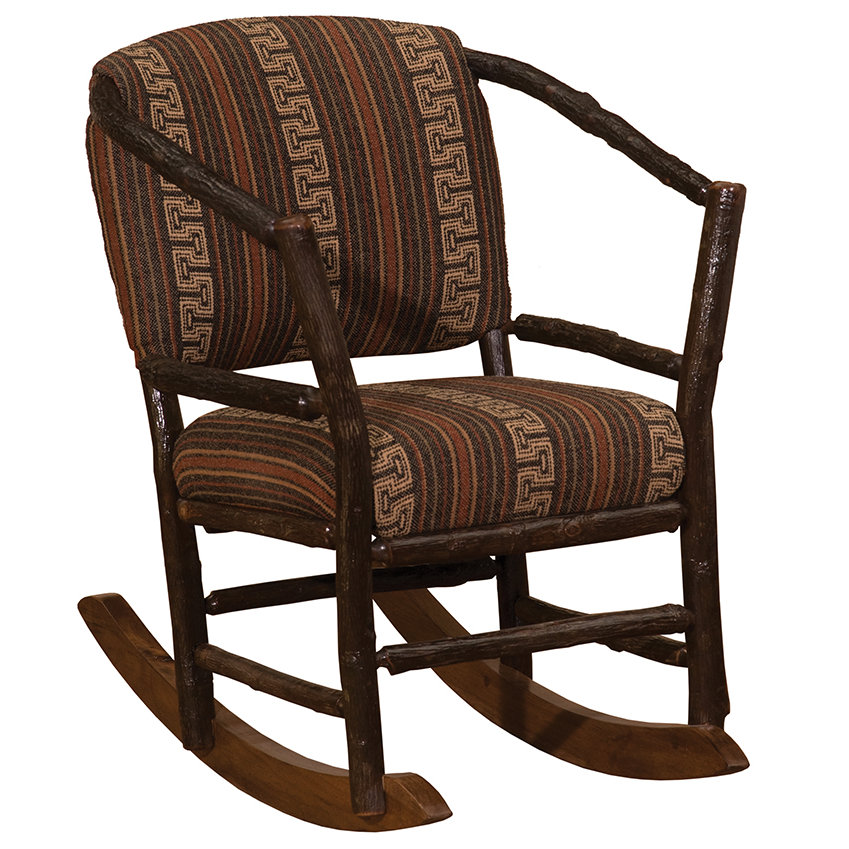 Fireside Lodge Hickory Hoop Rocking Chair Wayfair.ca
