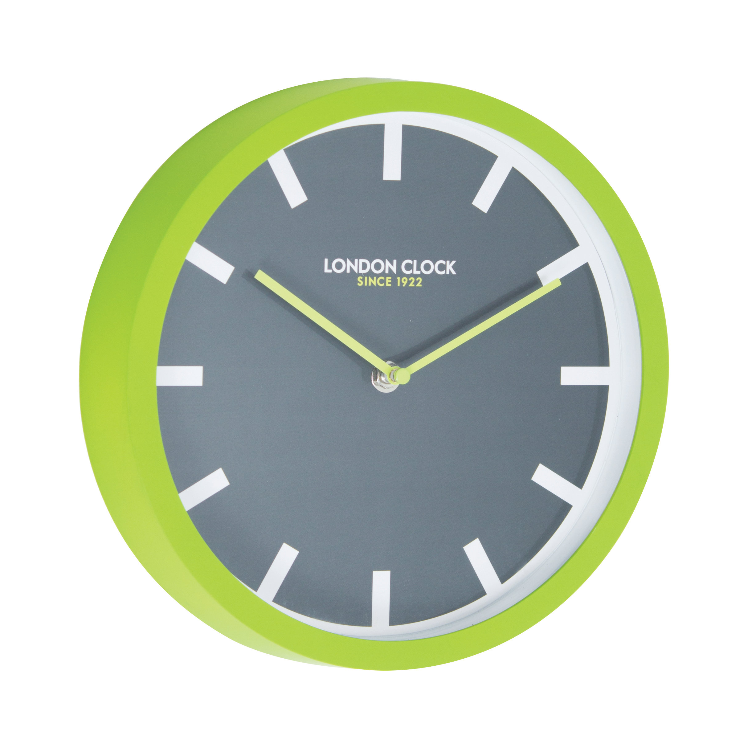 London Clock Company Pop 25cm Rubberised Wall Clock & Reviews Wayfair