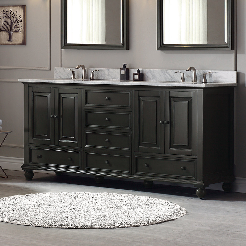 Avanity Thompson 60 Bathroom Vanity Base Reviews Wayfair Avanity Thompson 60 Quot Bathroom Vanity Base