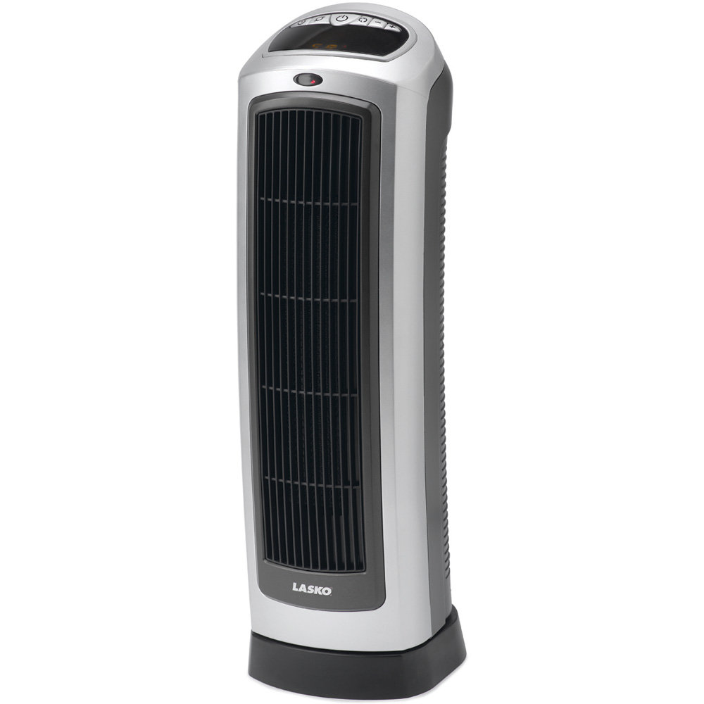 Lasko Ceramic 5,118 BTU Portable Electric Tower Heater with Remote