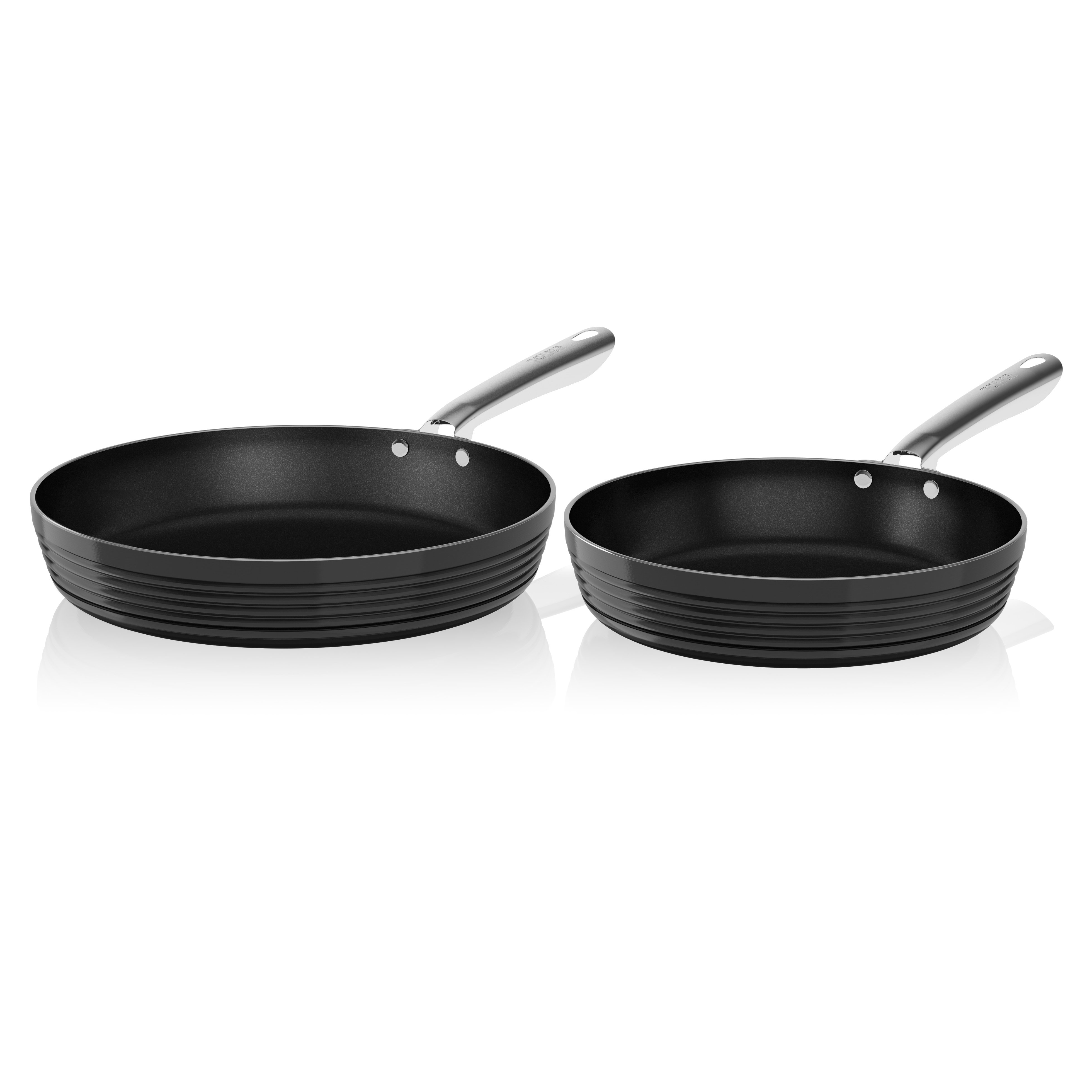 Tower Linear 2Piece Induction Compatible NonStick Frying pan Set