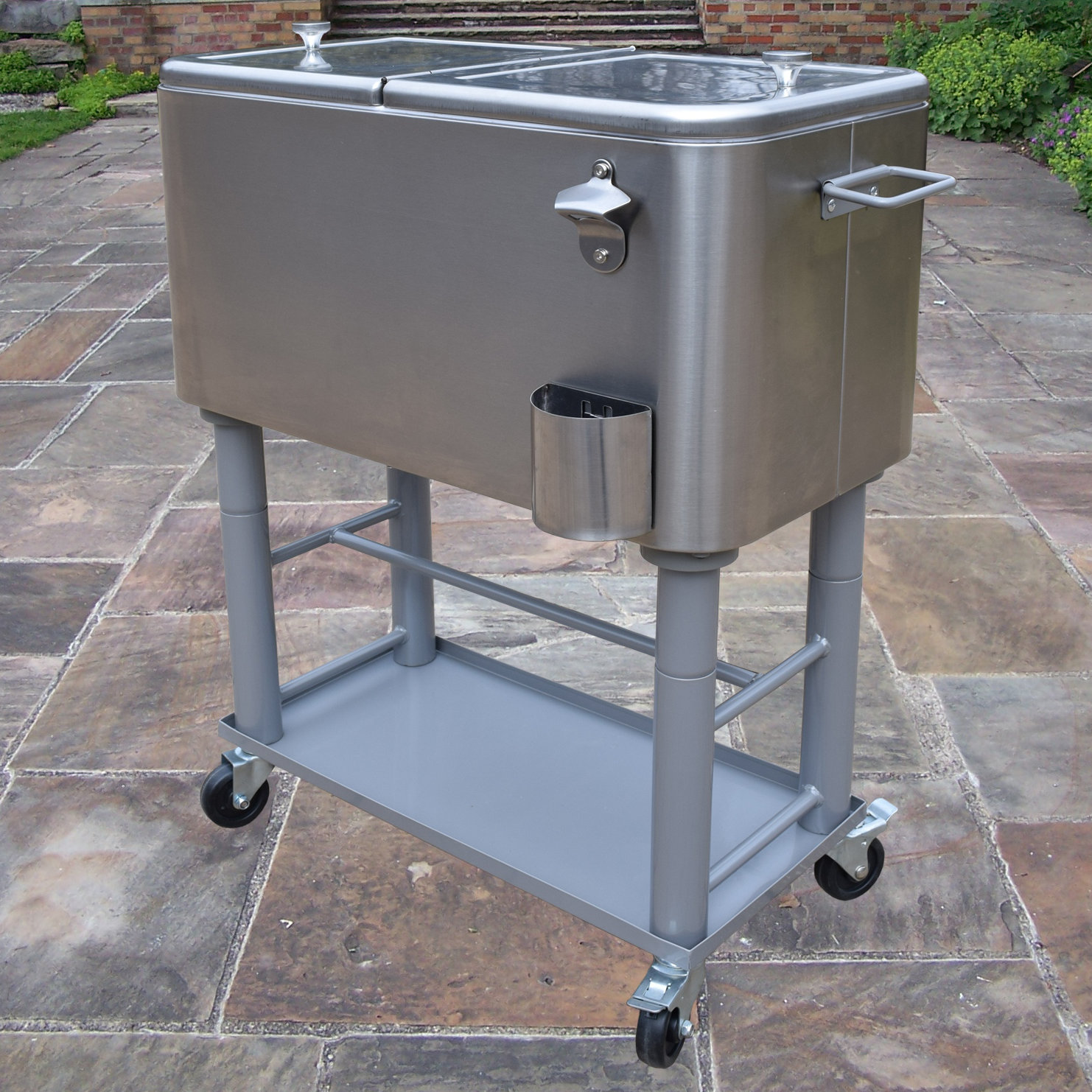 Oakland Living 60 Qt. Stainless Steel Party Cooler & Reviews Wayfair