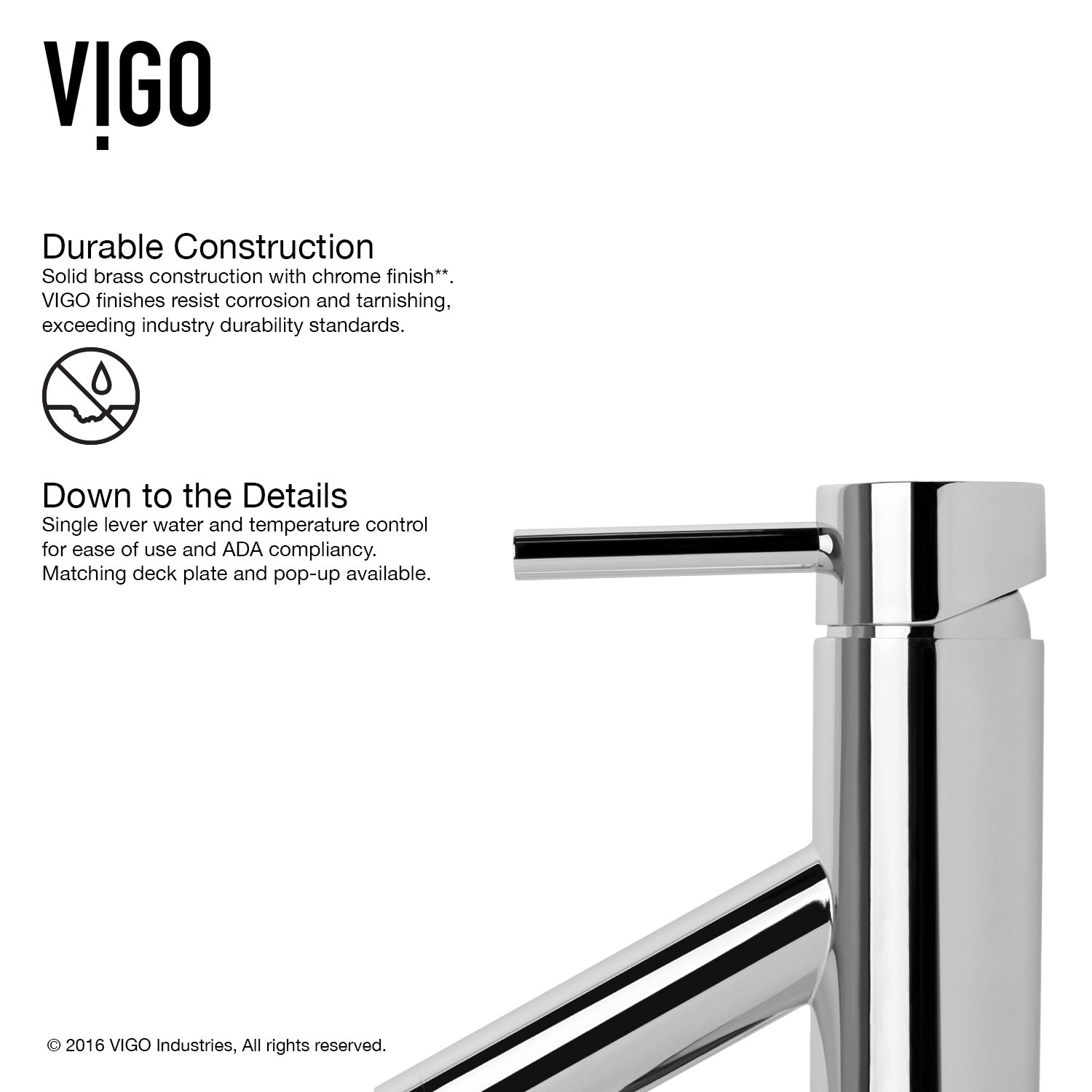 Vigo Alicia Single Lever Basin Bathroom Faucet Reviews Wayfair Vigo Alicia Single Lever Basin Bathroom Faucet