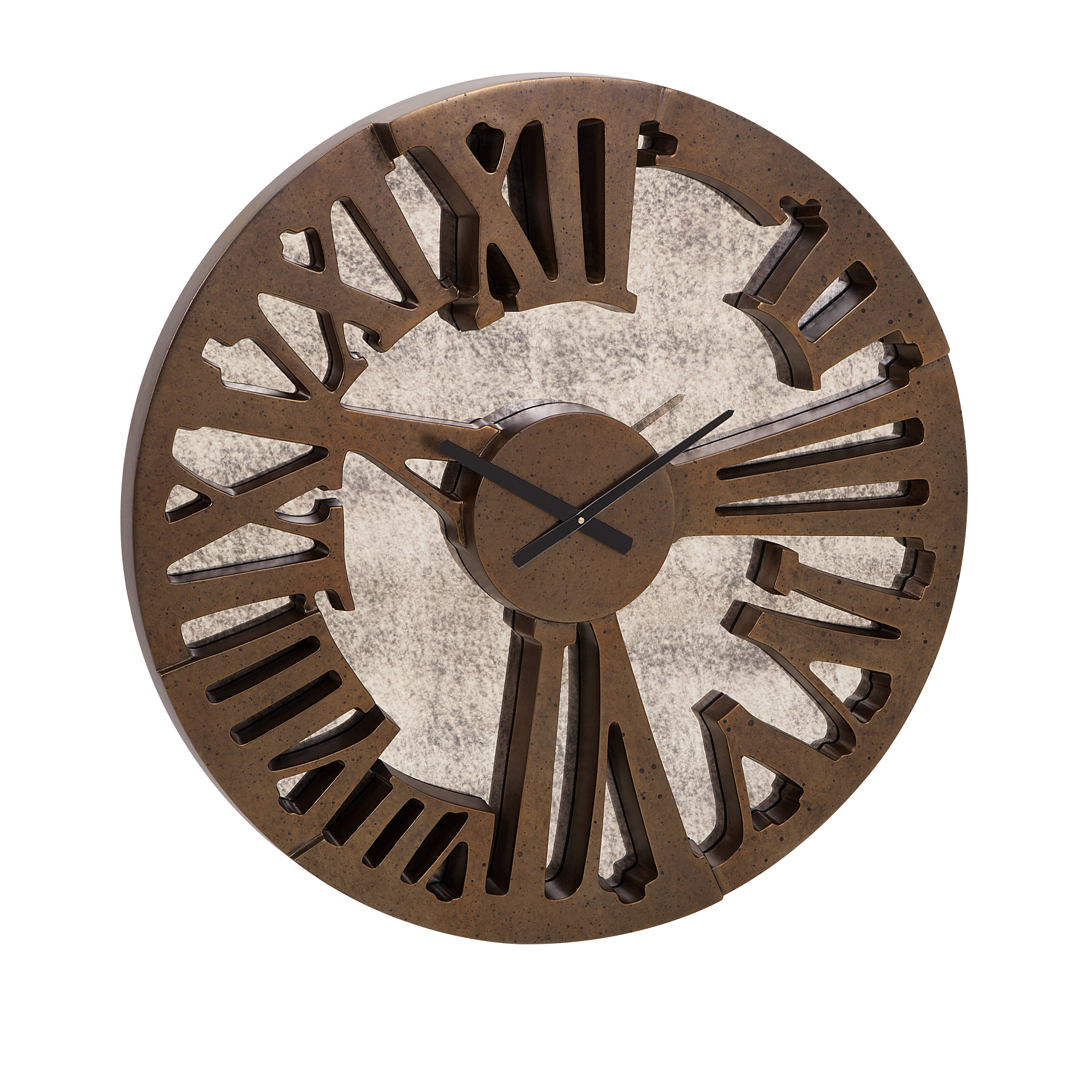 IMAX Oversized Mirror Wall Clock | Wayfair.ca