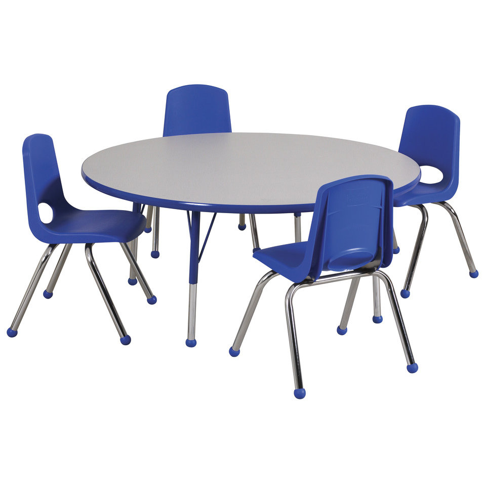 Ecr4kids 5 Piece Round Activity Table 12 Chair Set Reviews Ecr4kids 5 Piece Round Activity Table 12 Quot