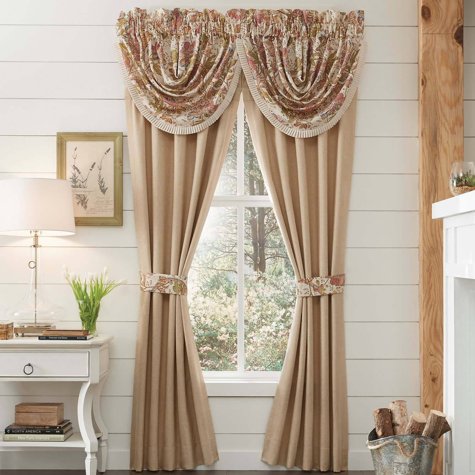 Croscill Camille Solid Rod Pocket Curtain Panels | Wayfair.ca