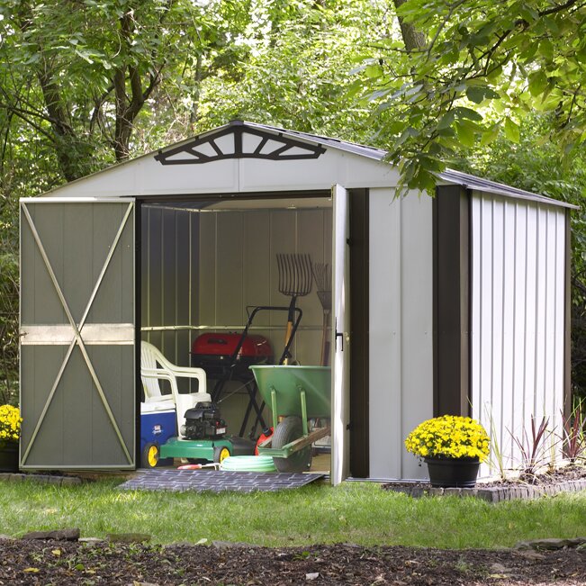 Arrow Designer Series 10 Ft. W x 8 Ft. D Steel Stool Shed 