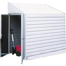 arrow yardsaver 4 ft. w x 7 ft. d steel storage shed