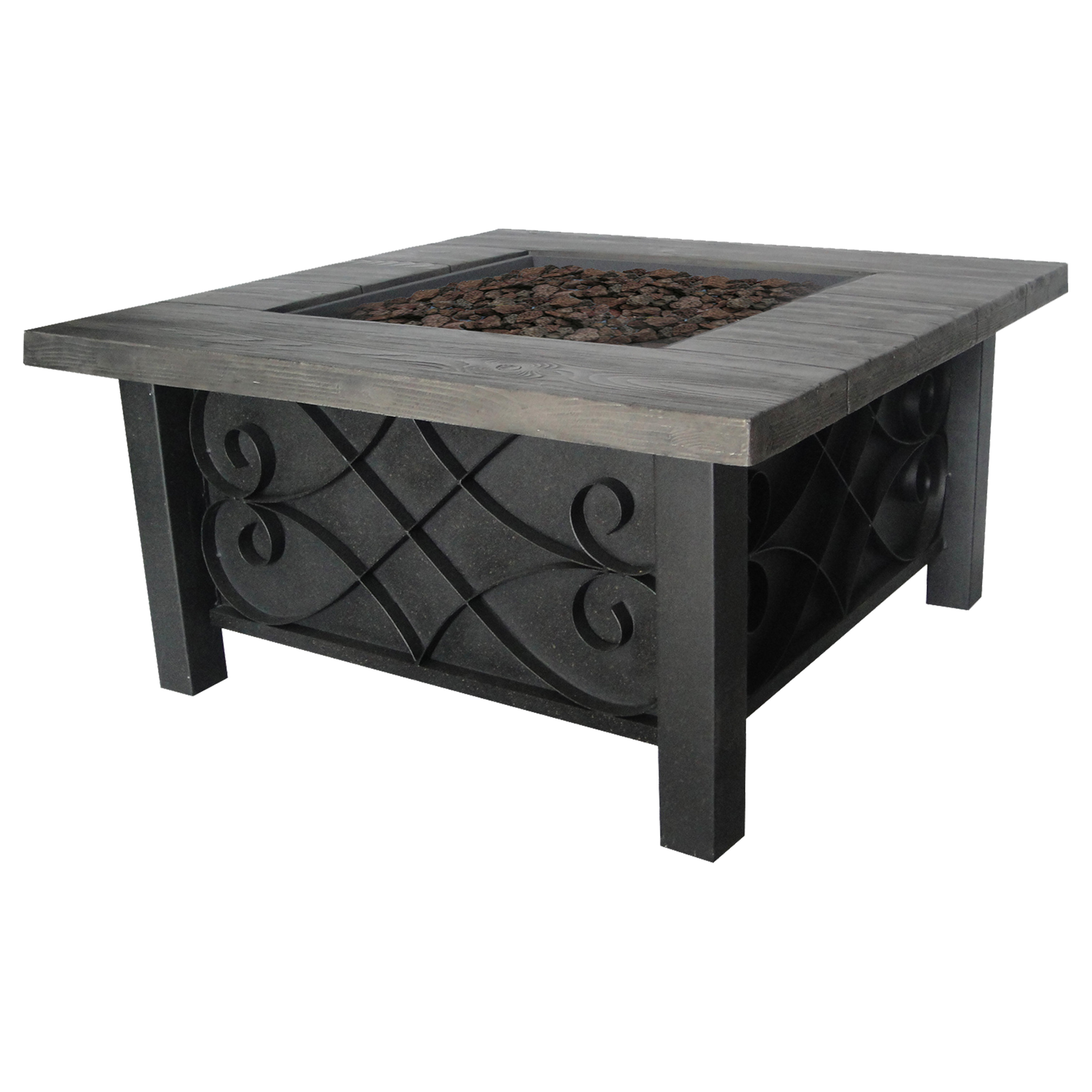 Bond Marbella Stainless Steel Propane Fire Pit Table & Reviews Wayfair