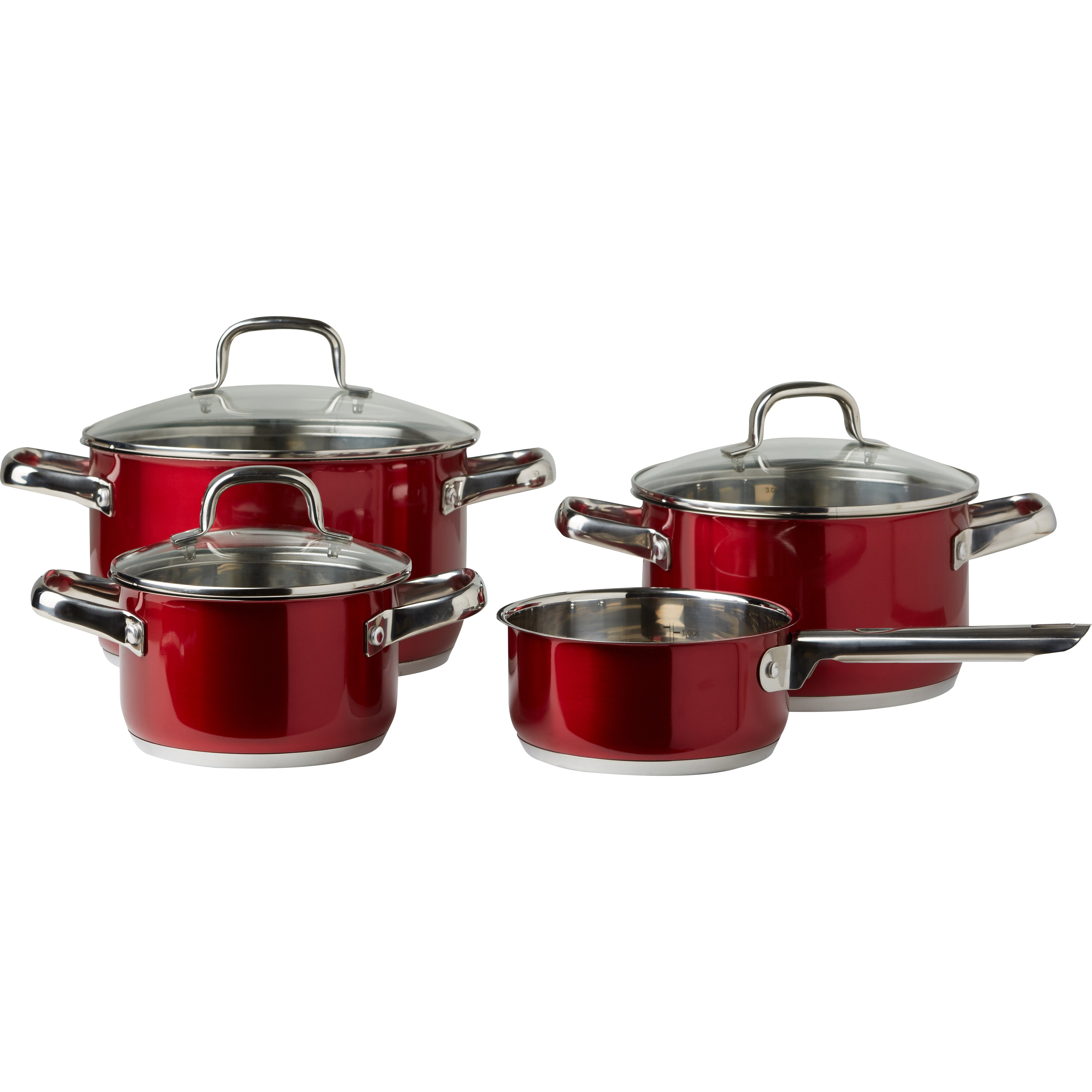 ELO 4Piece Stainless Steel Cookware Set & Reviews Wayfair.co.uk