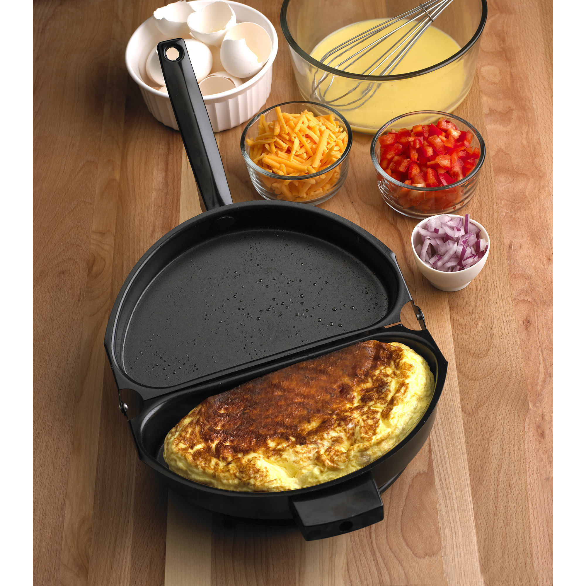 Fox Run Craftsmen 8" NonStick Omelette Pan with Lid & Reviews Wayfair