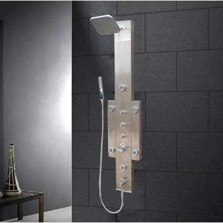 Ariel Bath Shower Panel Diverter Dual Function Reviews Wayfair Ariel Bath Shower Panel Diverter Dual Function