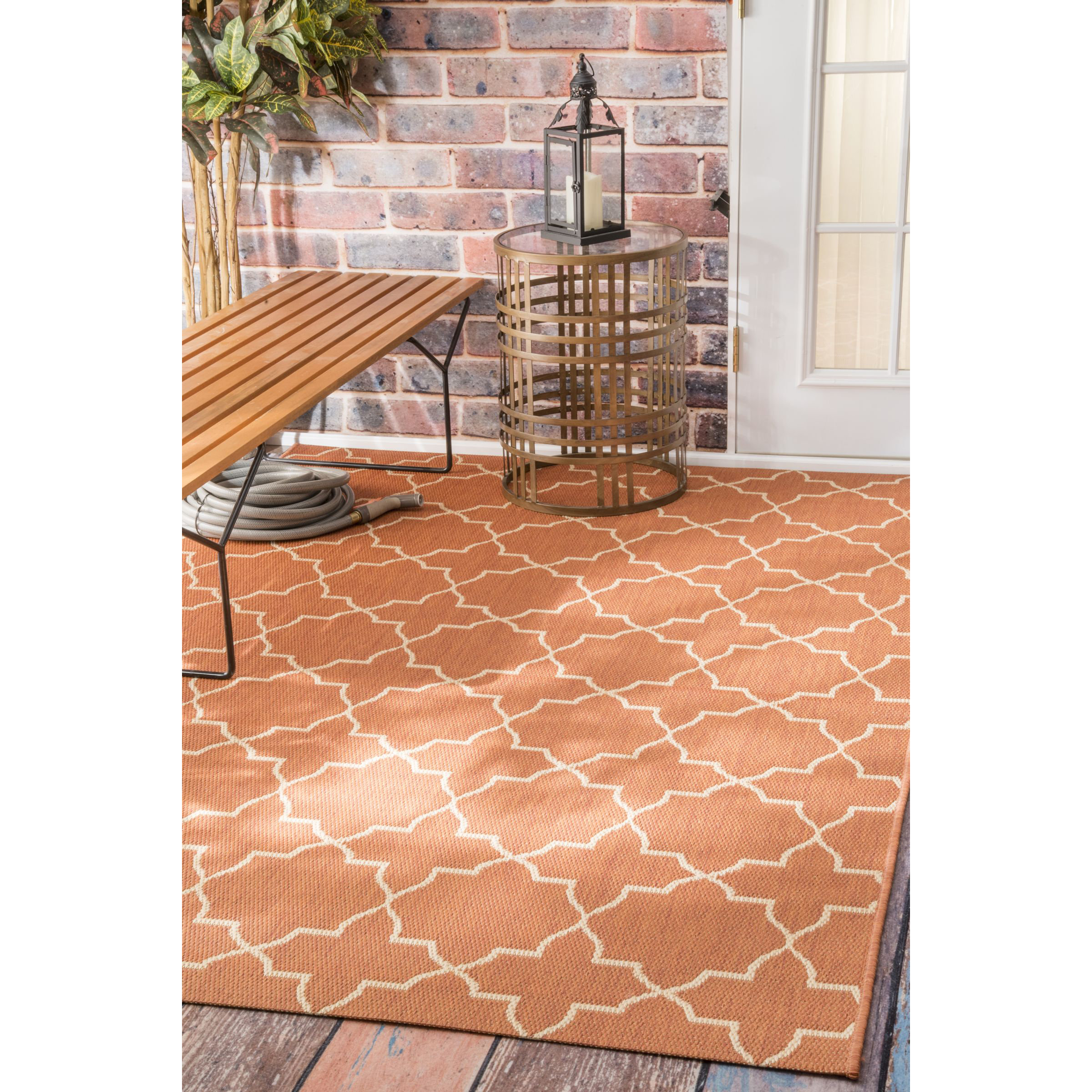 nuLOOM Trellis Opal Brick Outdoor Area Rug & Reviews Wayfair