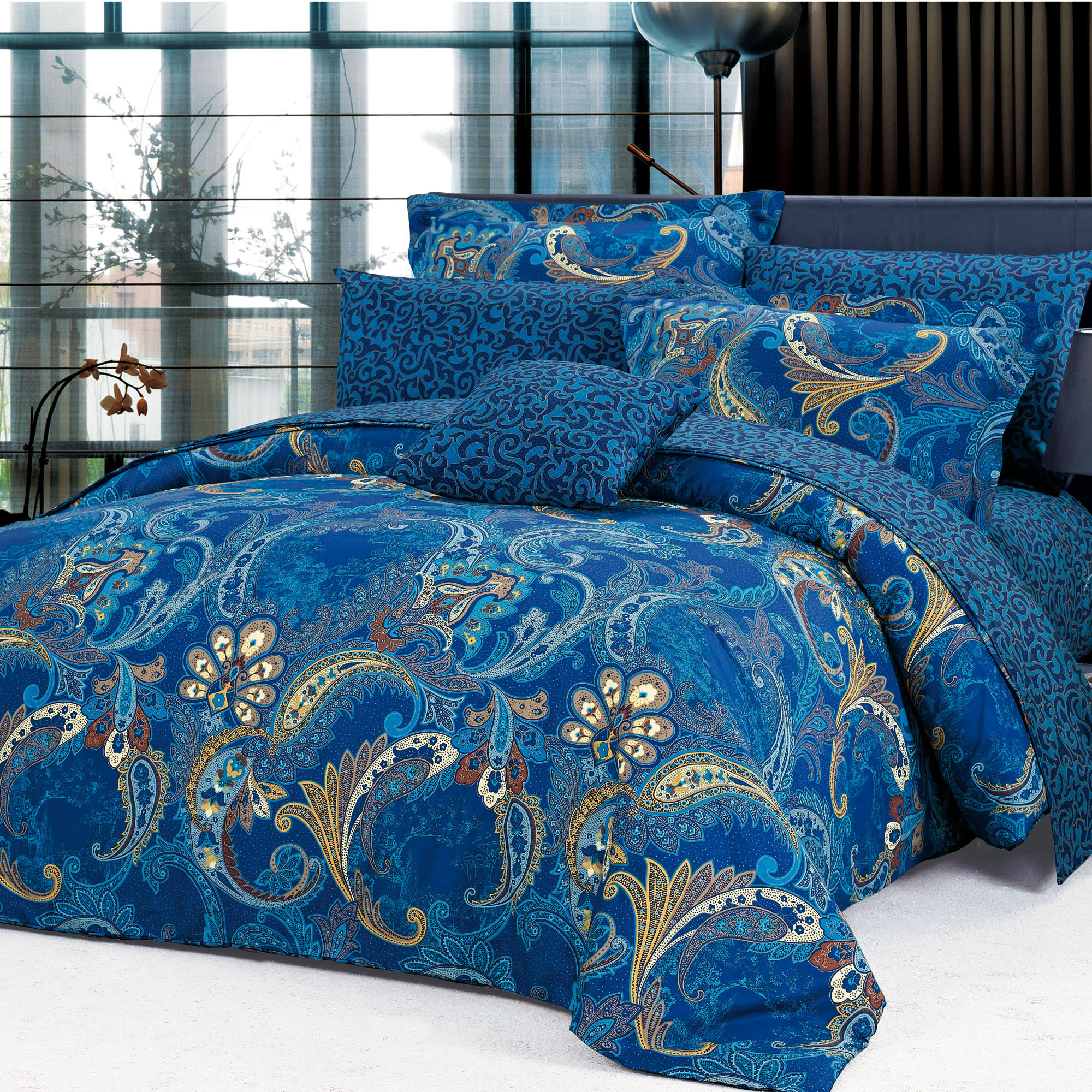 North Home Wayfair Quick View Kensington 4 Piece Reversible Duvet Cover Set