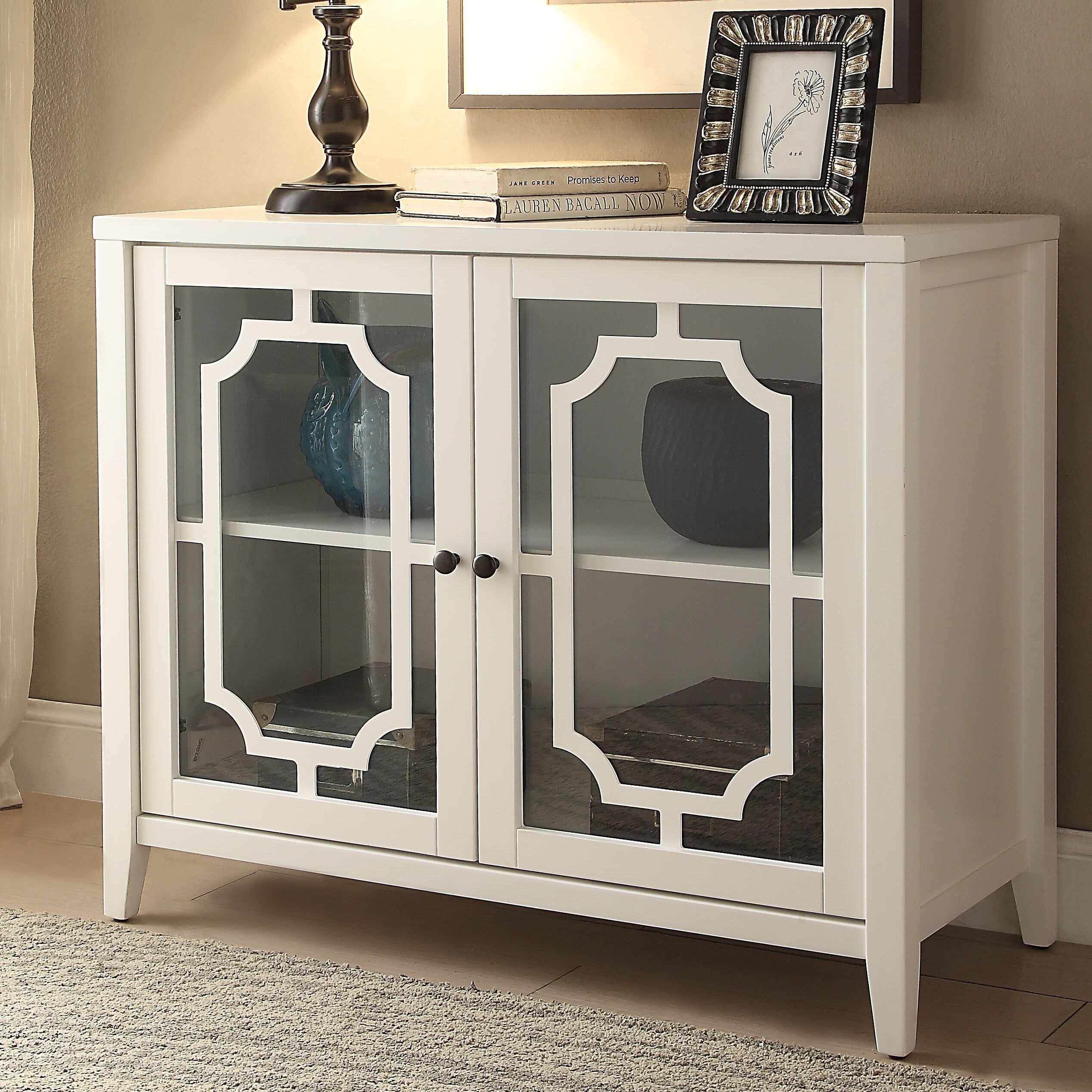 ACME Furniture Ceara 2 Door Cabinet & Reviews | Wayfair