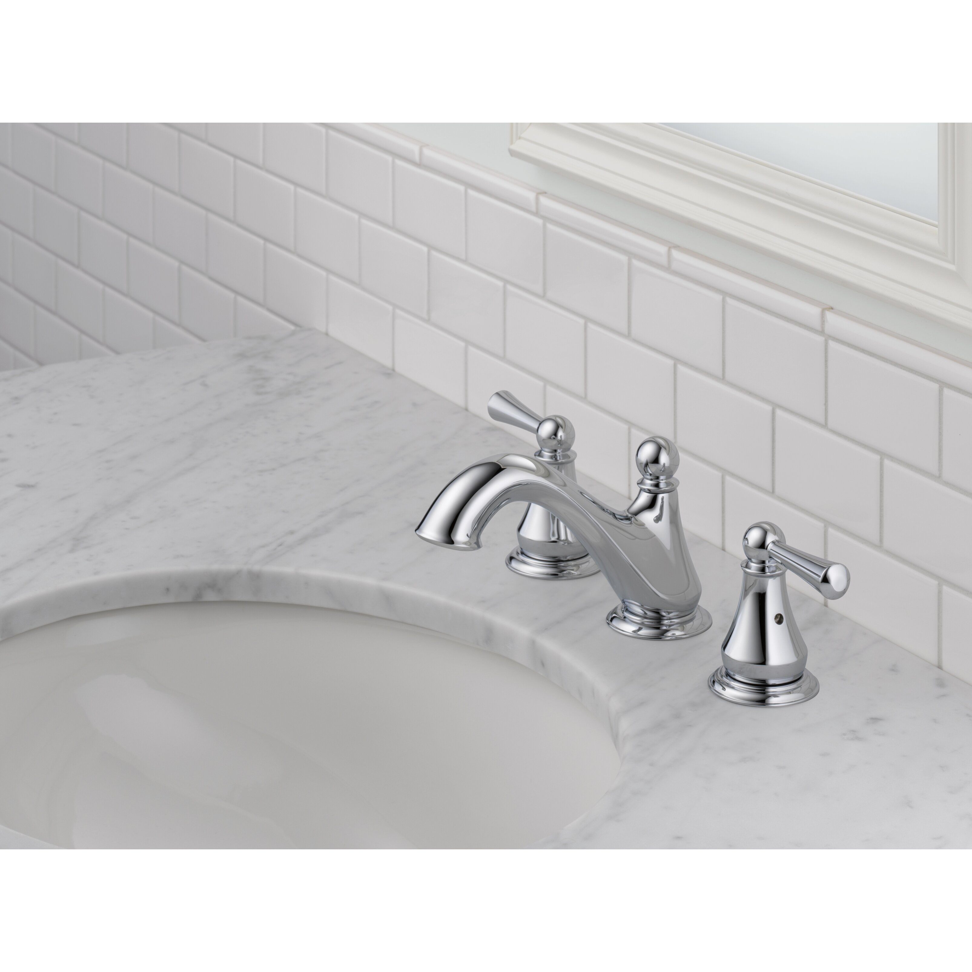 Widespread Bathroom Faucet Moen T6620bn Brantford Brushed Nickel