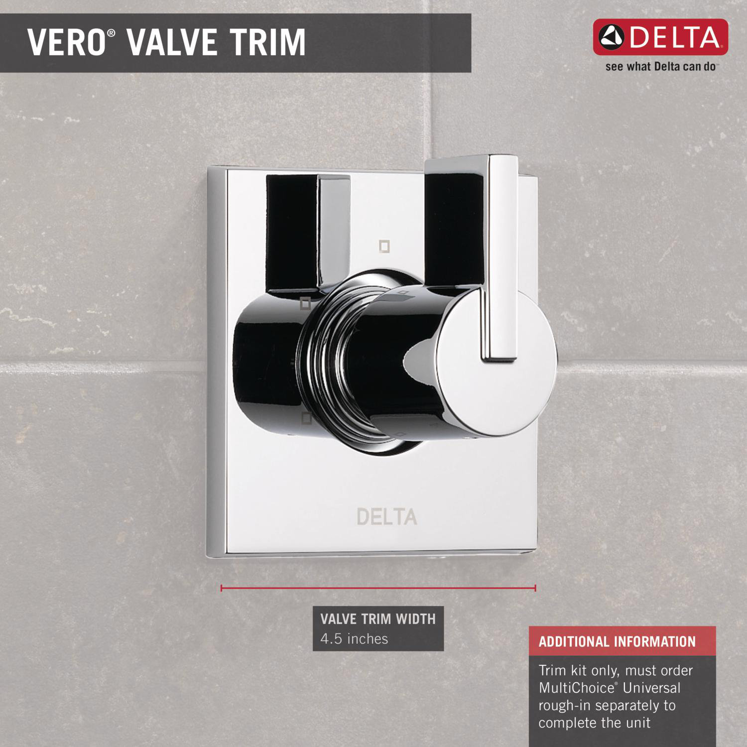 Delta Vero Diverter Faucet Trim with Lever Handles & Reviews Wayfair