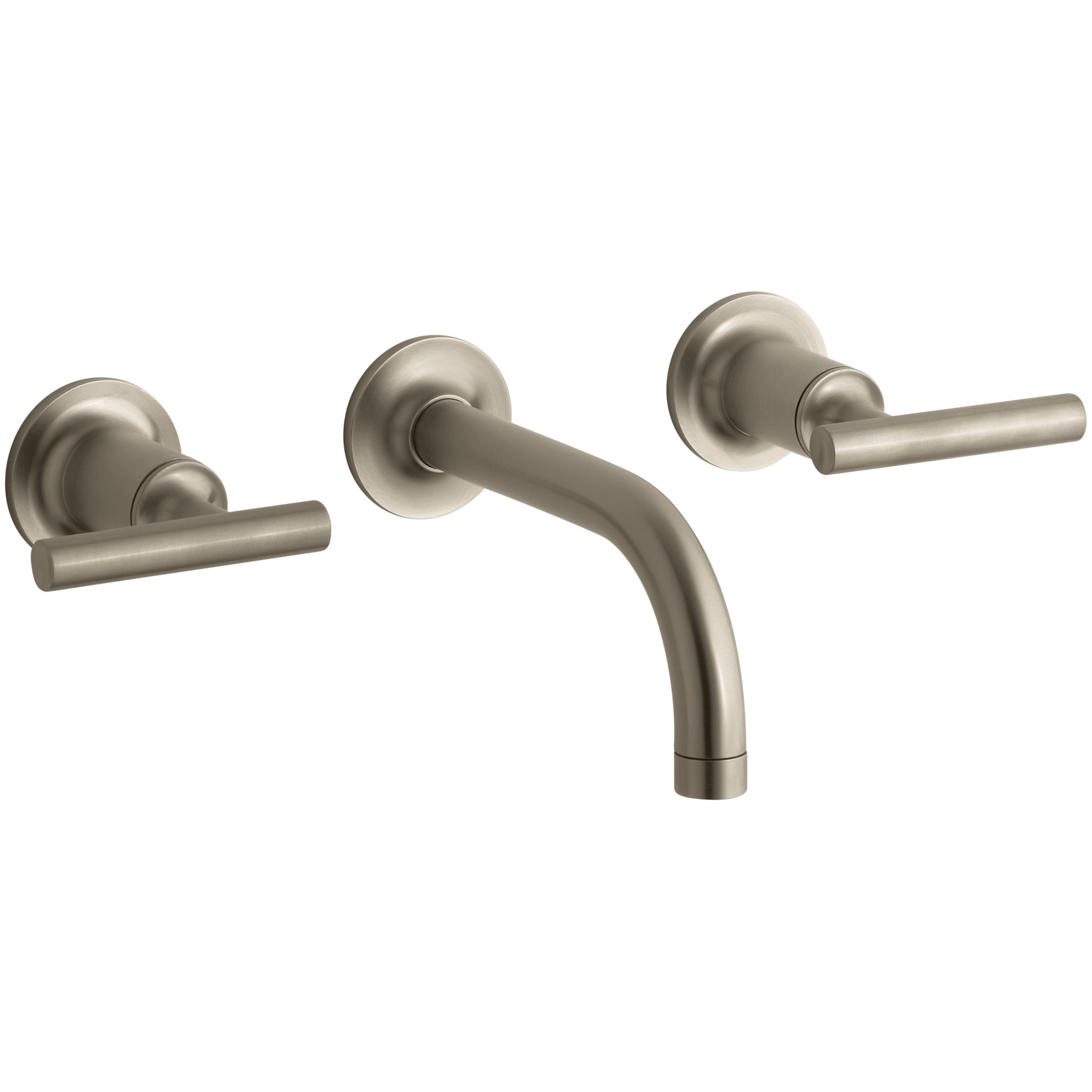 Kohler Purist Widespread Wall Mount Bathroom Sink Faucet Trim With Kohler Purist Widespread Wall Mount Bathroom Sink Faucet Trim With 6 Quot 90