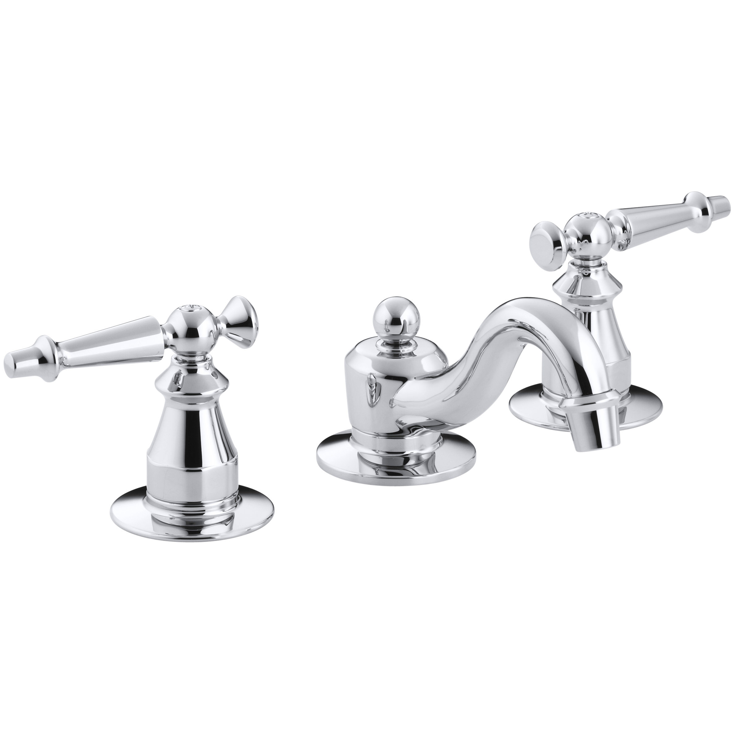 Kohler Antique Widespread Bathroom Sink Faucet with Lever Handles Wayfair