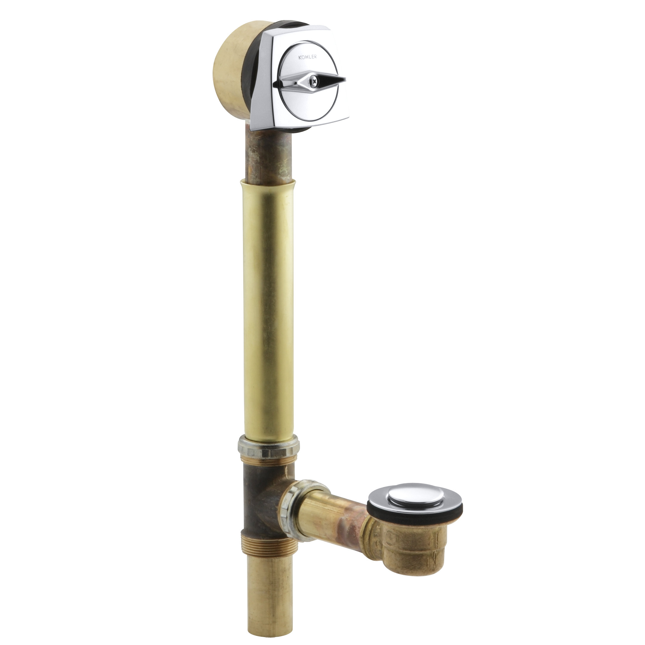 Kohler Sok 3.68" Trip Lever Bathroom Sink Drain With Overflow Wayfair