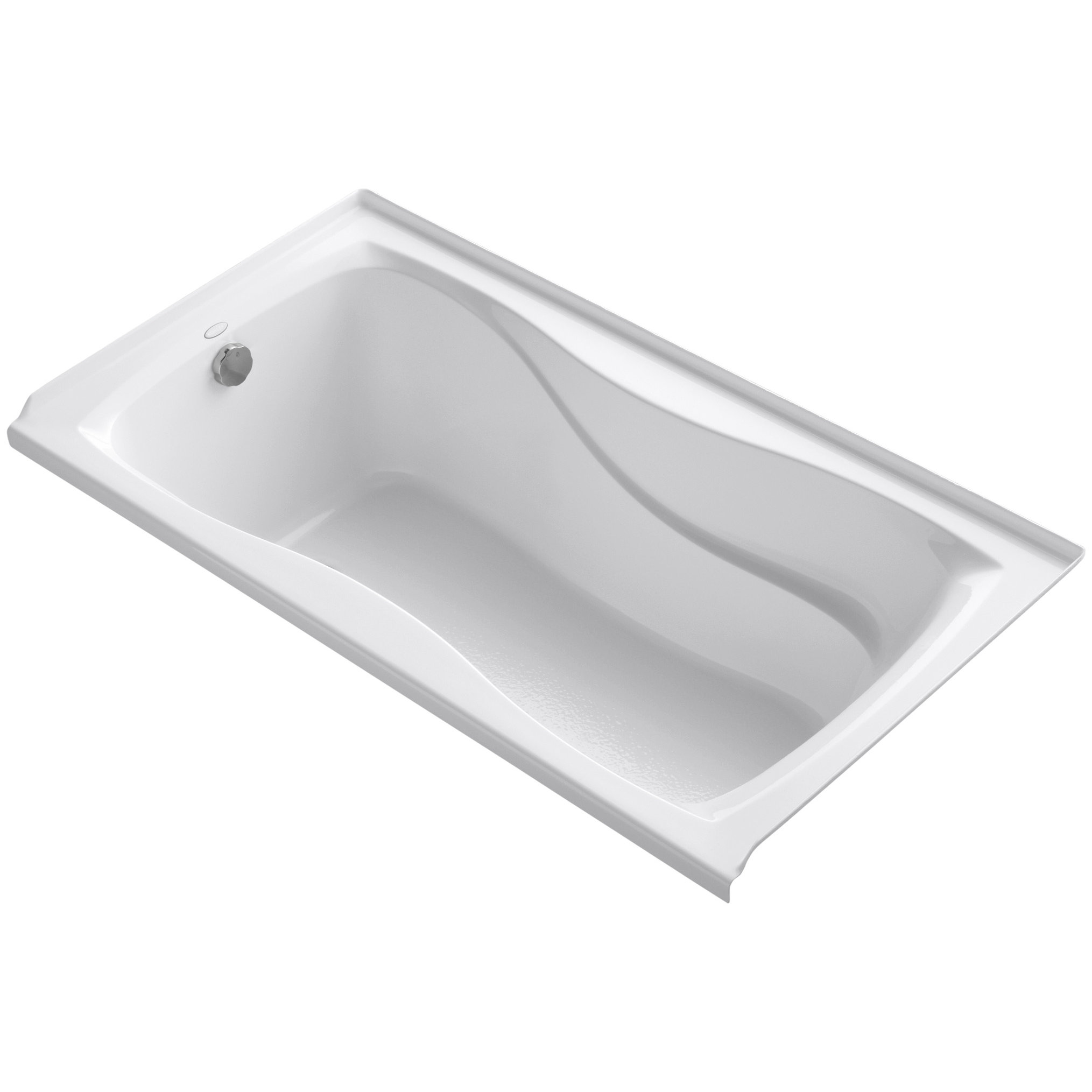 Kohler Hourglass Alcove 60 X 32 Soaking Bathtub Reviews Wayfair Kohler Hourglass Alcove 60 Quot X 32 Soaking Bathtub