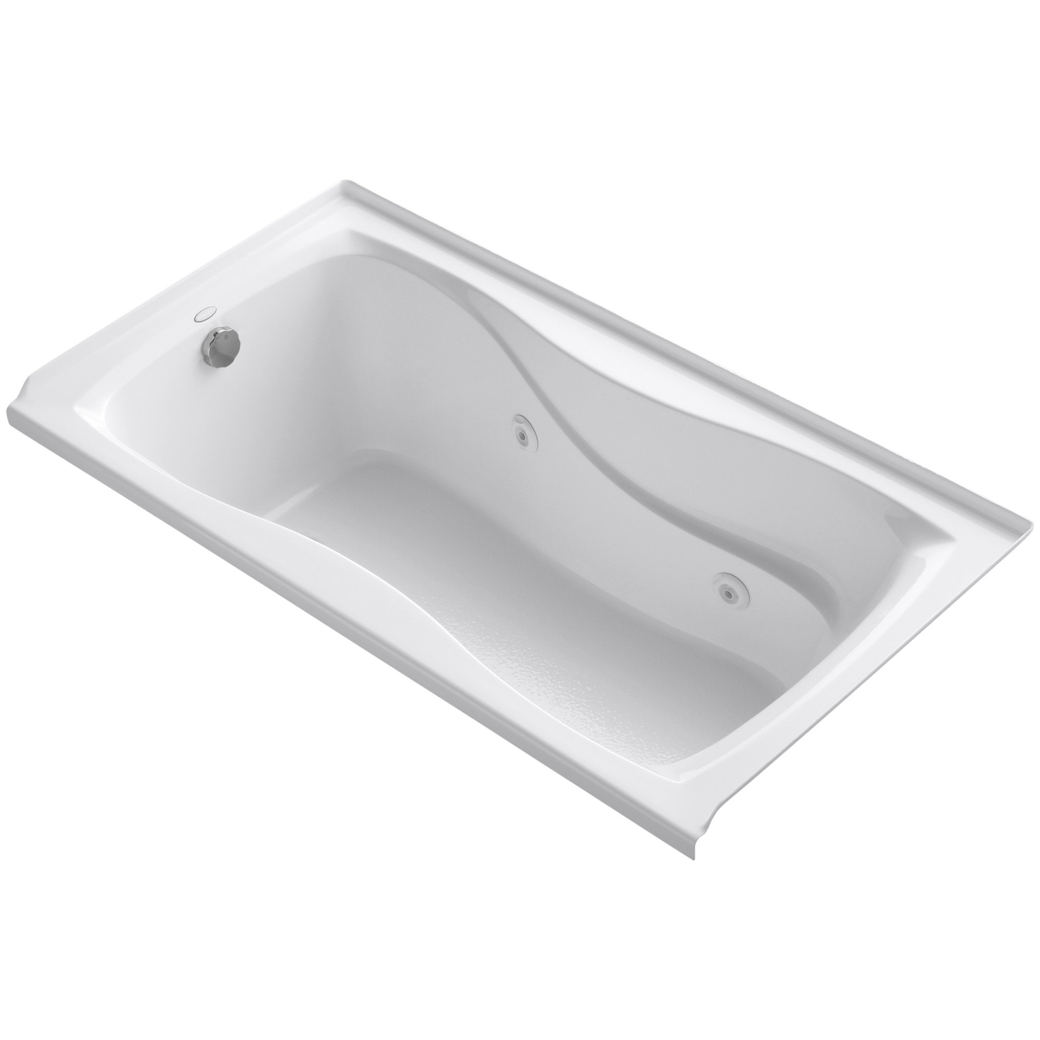 Kohler Hourglass Alcove 60 X 32 Whirpool Bathtub Wayfair Kohler Hourglass Alcove 60 Quot X 32 Whirpool Bathtub