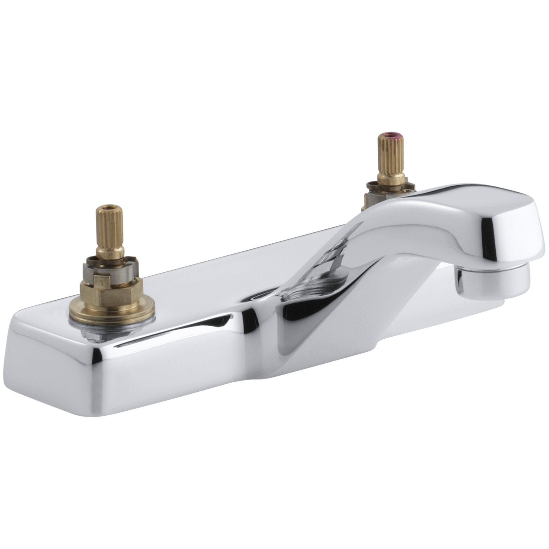 Kohler Triton Centerset Commercial Bathroom Sink Faucet With Kohler Triton Centerset Commercial Bathroom Sink Faucet With Vandal Resistant Aerator Requires Handles