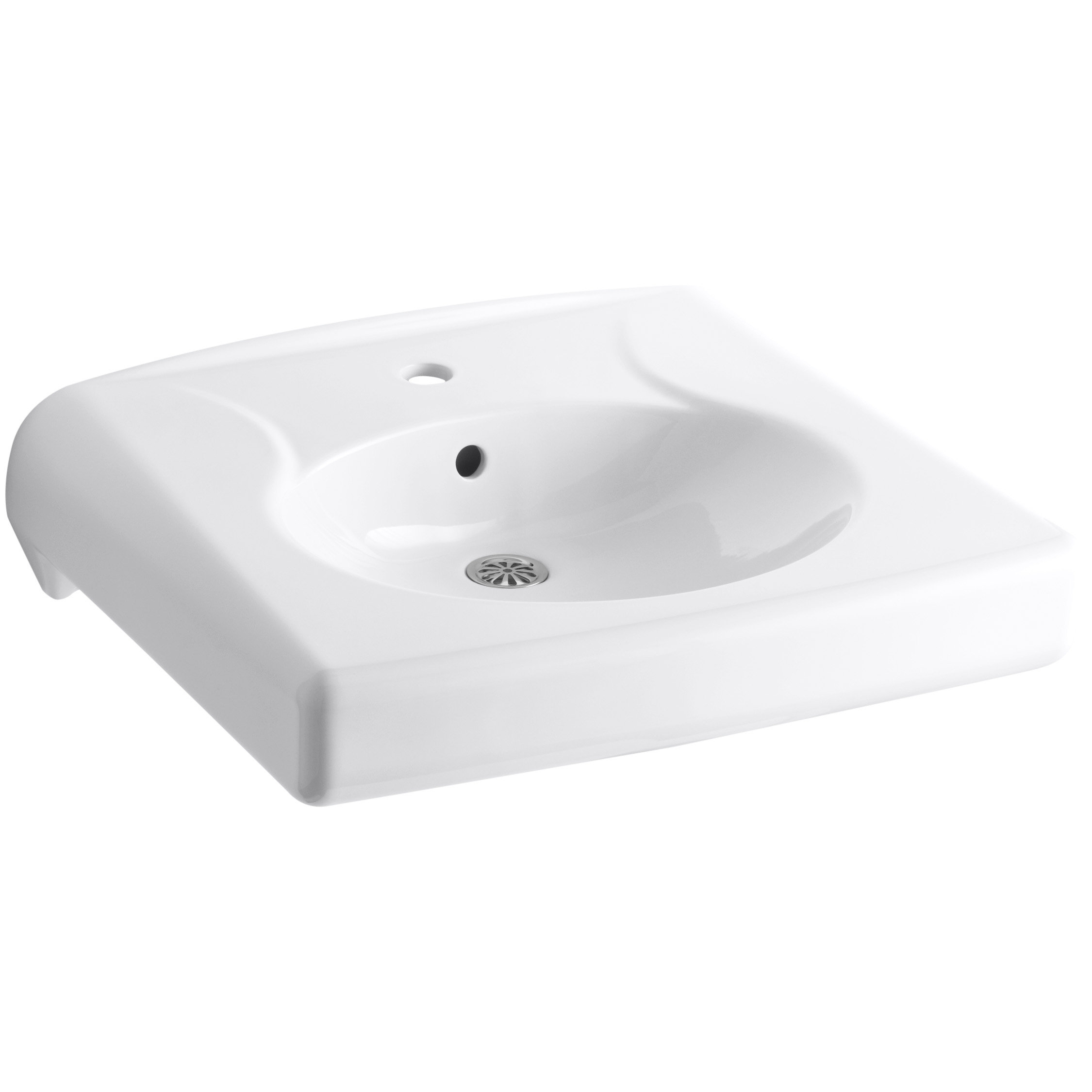 ... Wall-Mounted or Concealed Carrier Arm Mounted Commercial Bathroom Sink