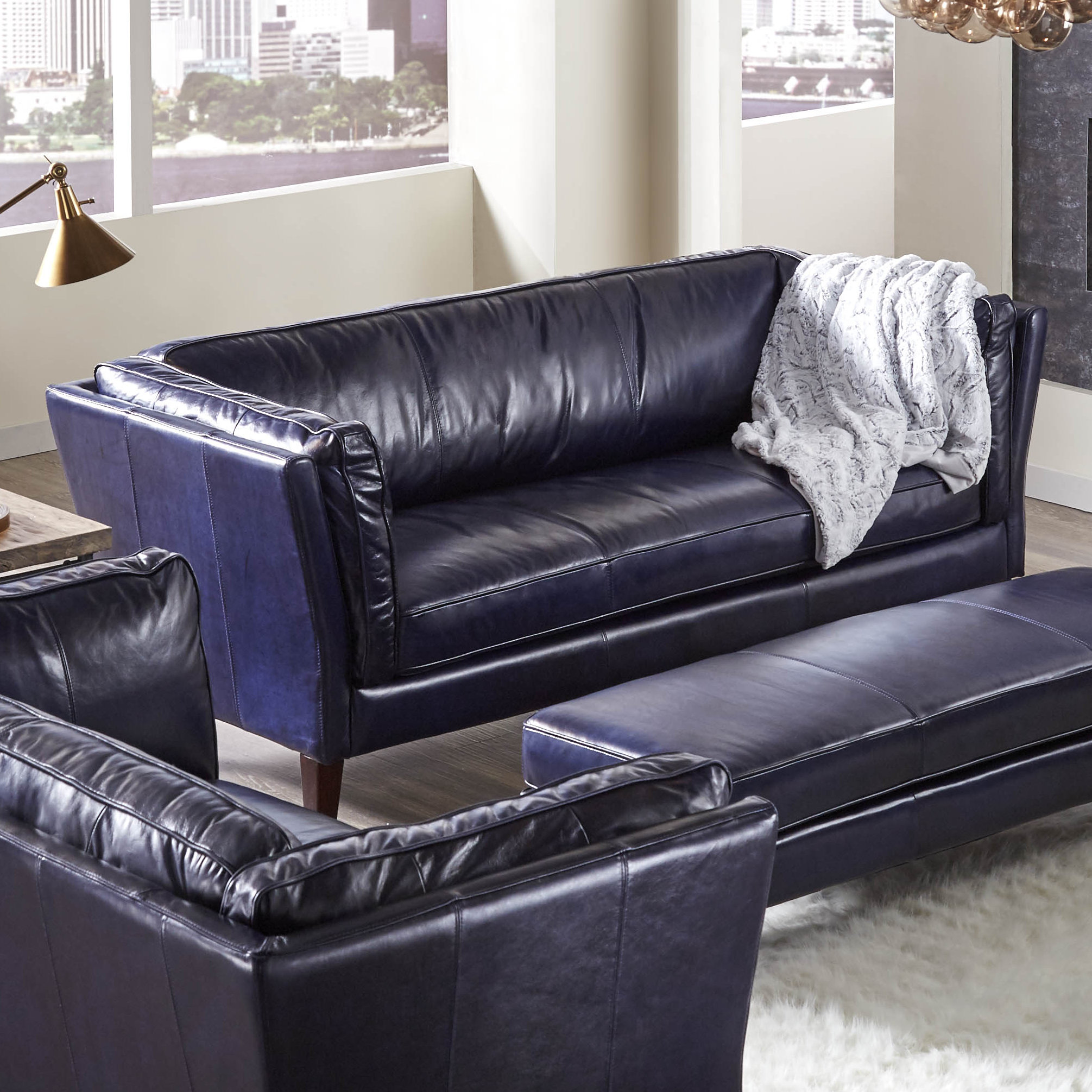 Lazzaro Leather Alberta Leather Sofa Wayfair