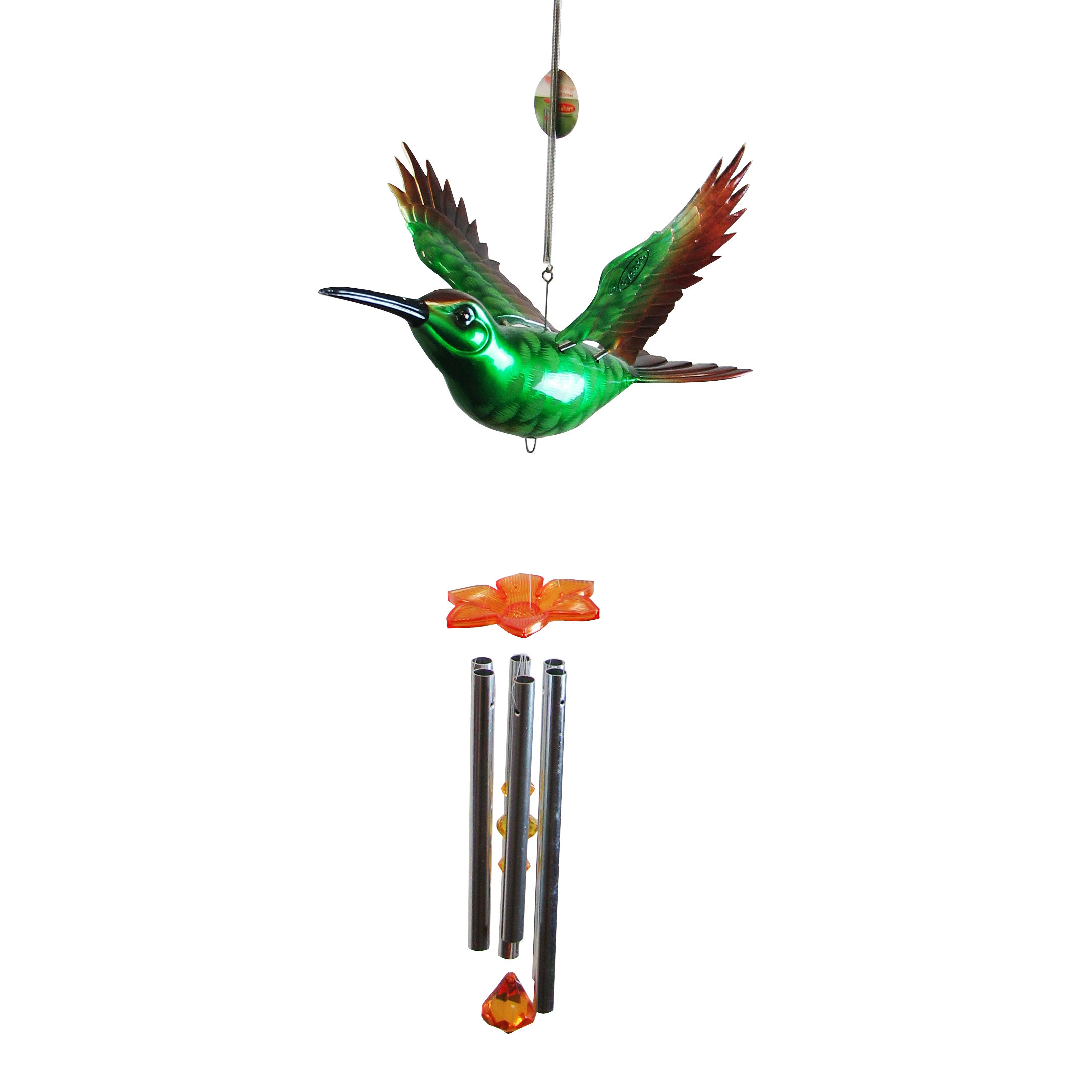 Exhart Windywings Hummingbird Wind Chime Reviews Wayfair Exhart Windywings Hummingbird Wind Chime
