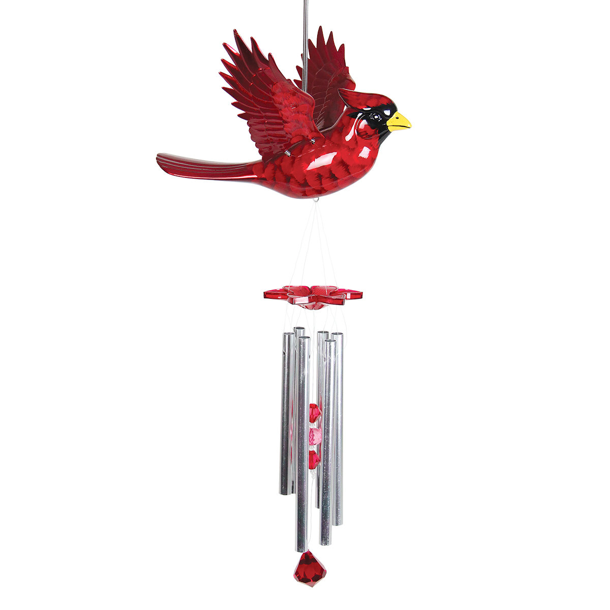 Exhart Windywings Cardinal Wind Chime Reviews Wayfair Exhart Windywings Cardinal Wind Chime