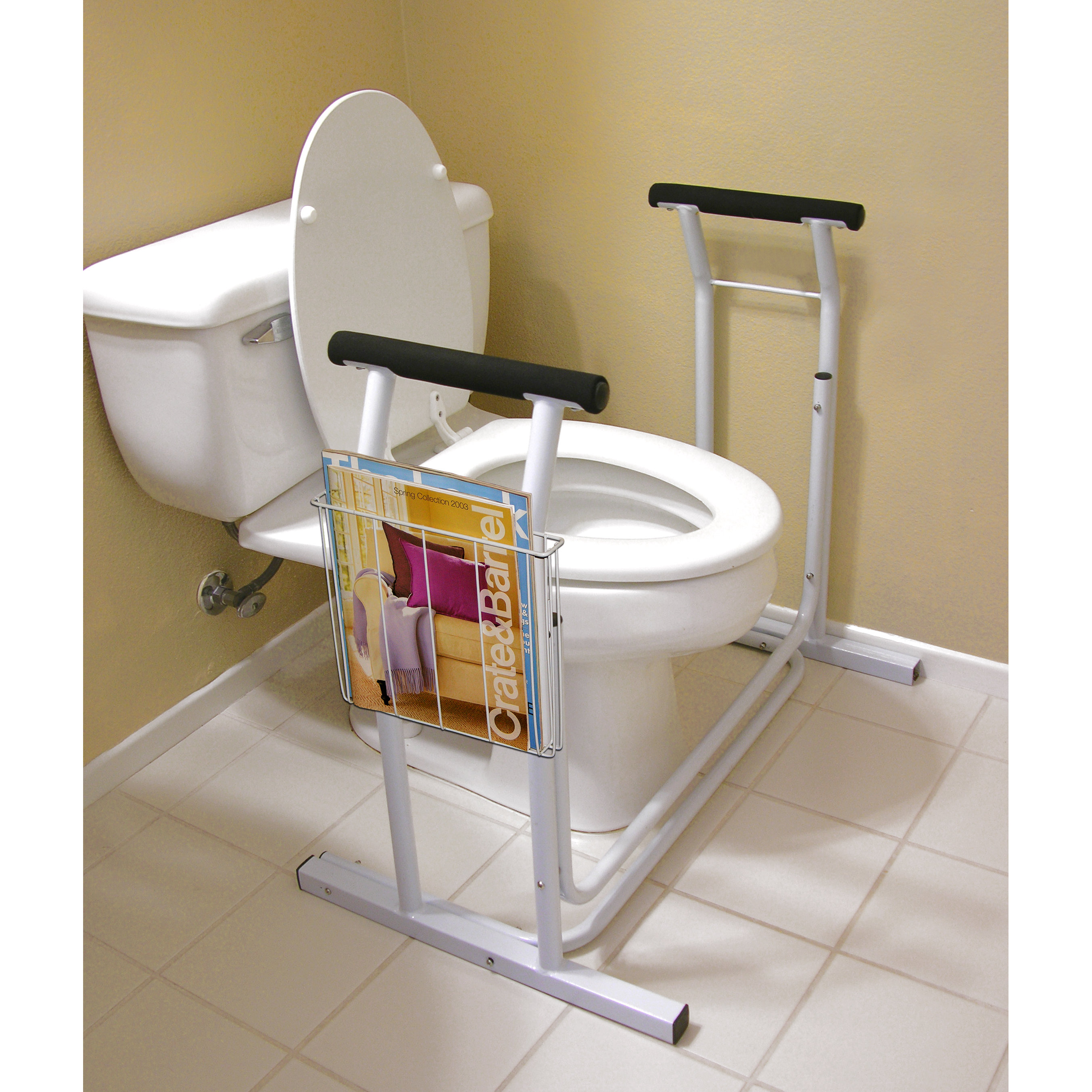 Bathroom Safety You Ll Love Wayfair Quick View Deluxe Toilet Safety Frame
