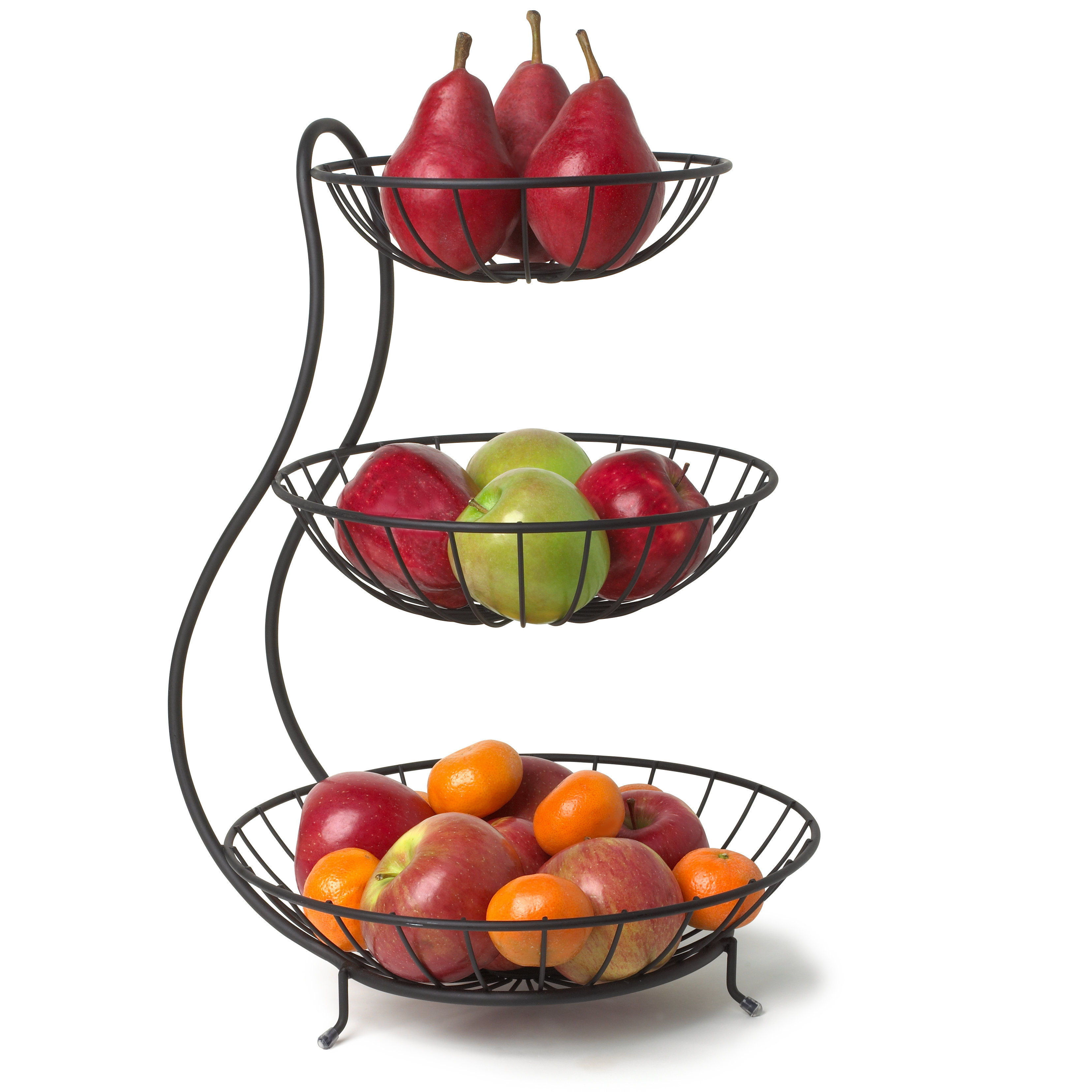 Spectrum Diversified Yumi Arched 3Tier Fruit Bowl & Reviews Wayfair