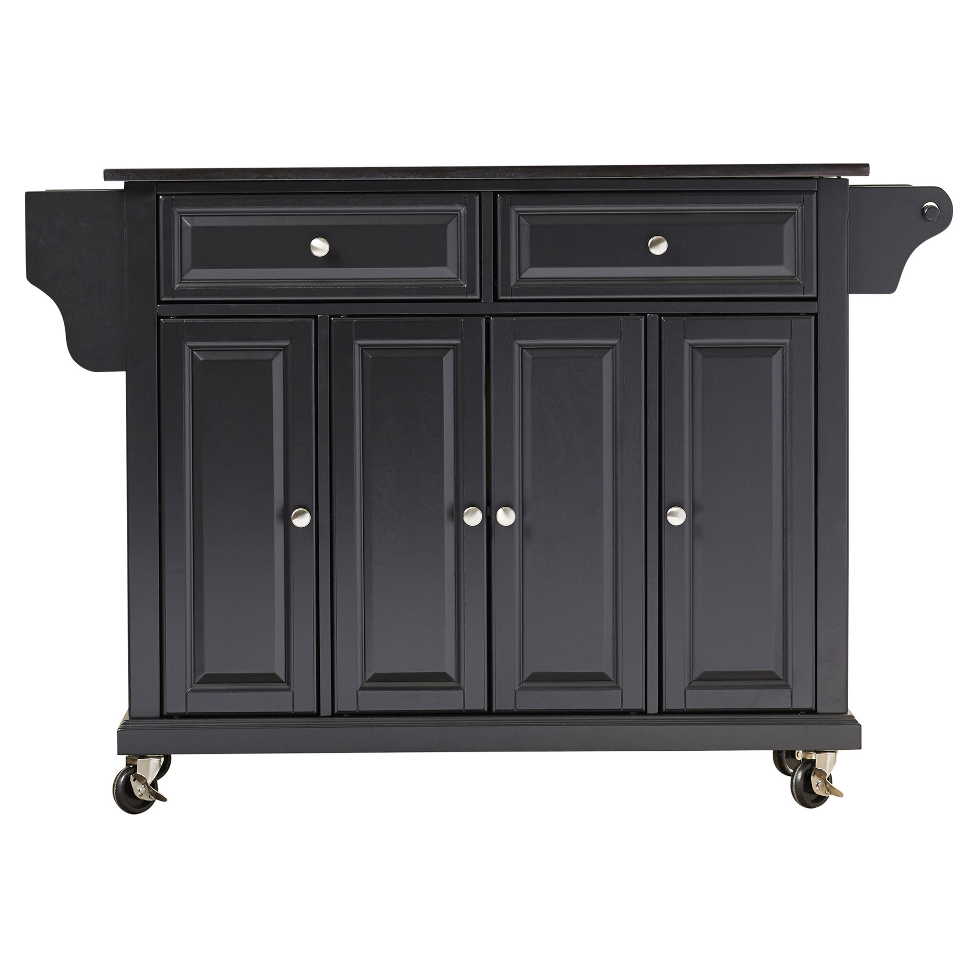 Crosley LaFayette Kitchen Island with Solid Black Granite Top & Reviews